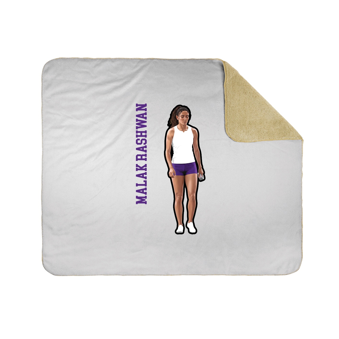 50x60 Sherpa Lined Throw Blanket