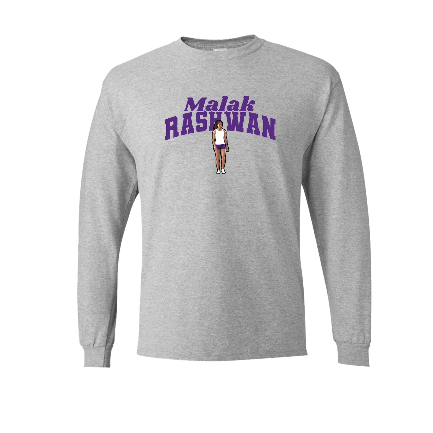 Long Sleeve Tee — Signature Arch in Grey