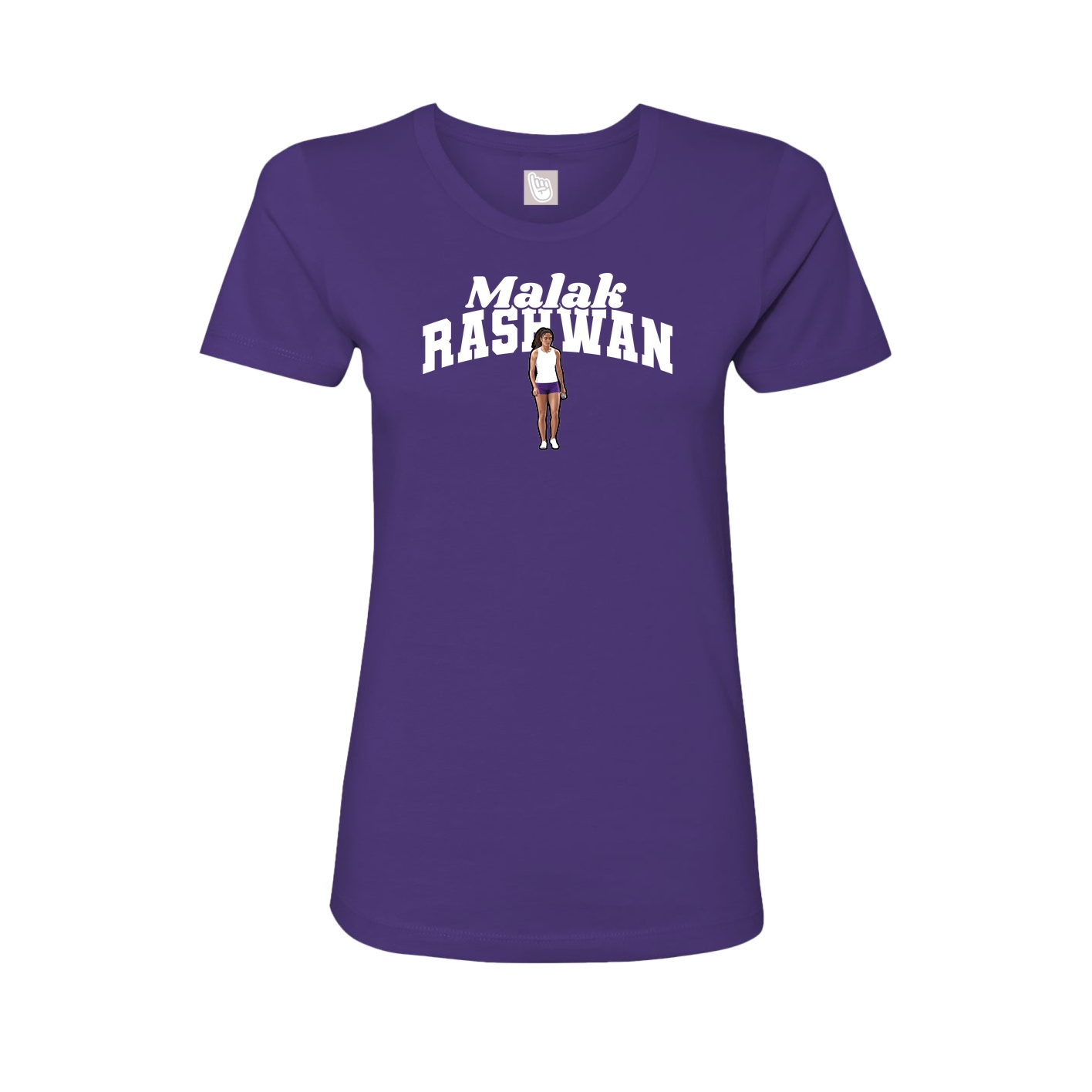 Womens Tee — Signature Arch in Purple