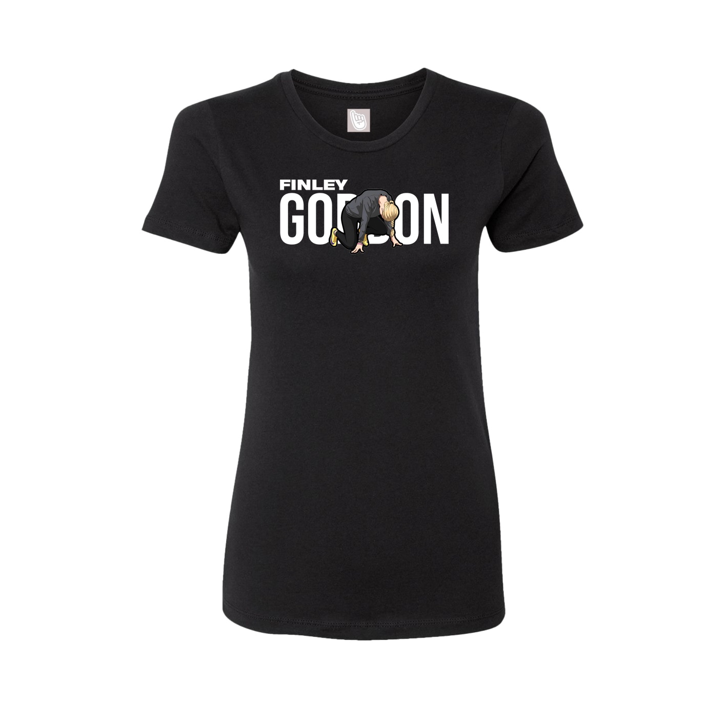 Womens Tee — Player Name in Black