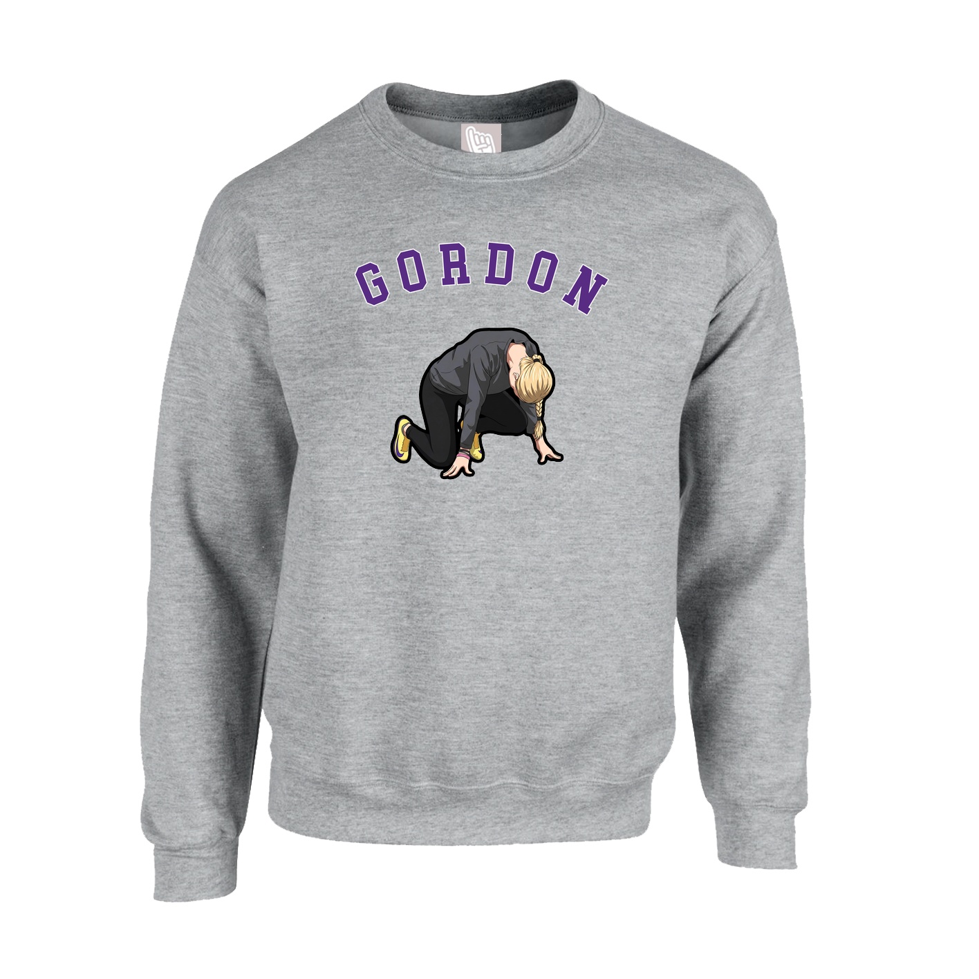 Fleece Crew — Shirsey Arch in Grey