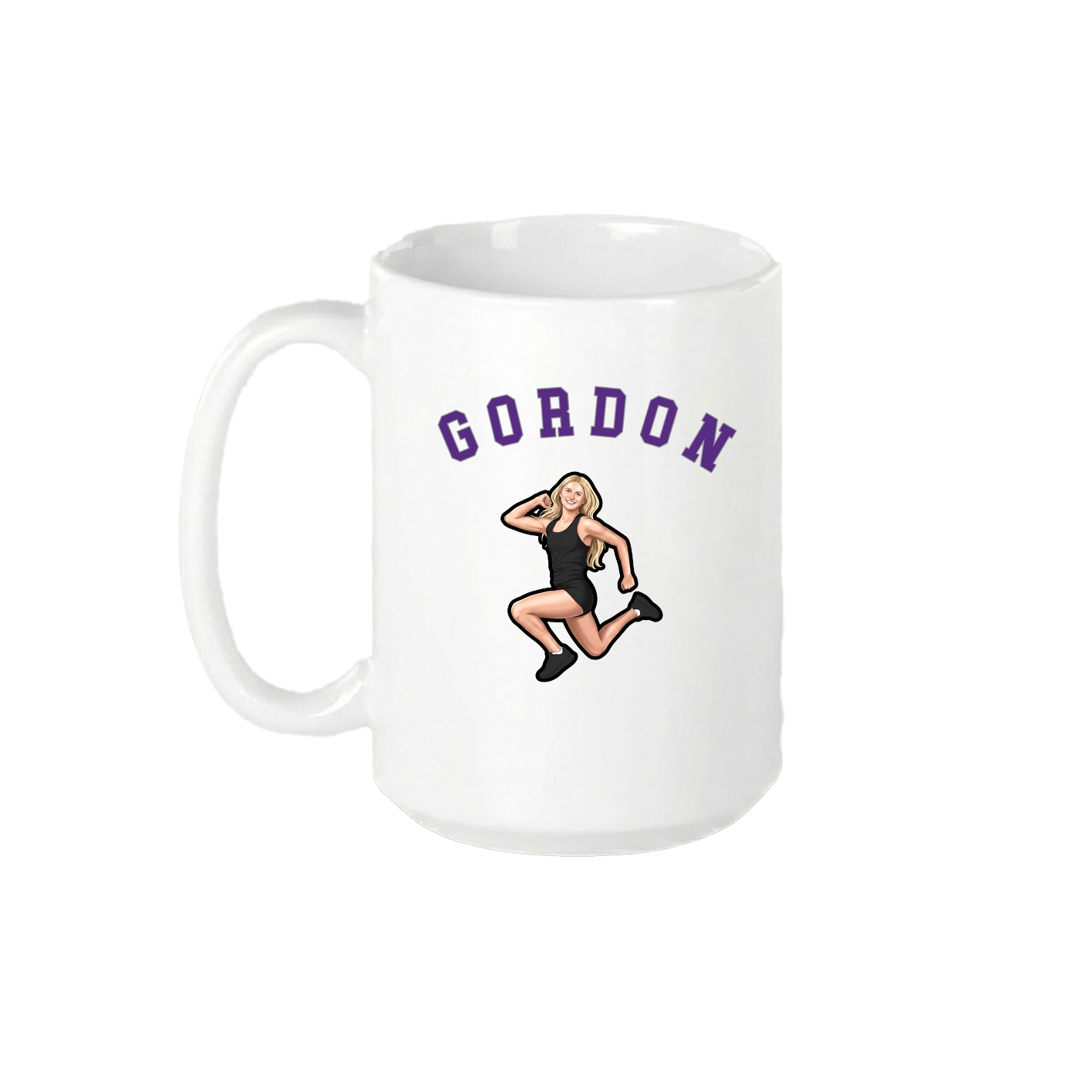 15oz Coffee Mug — Shirsey Arch in White