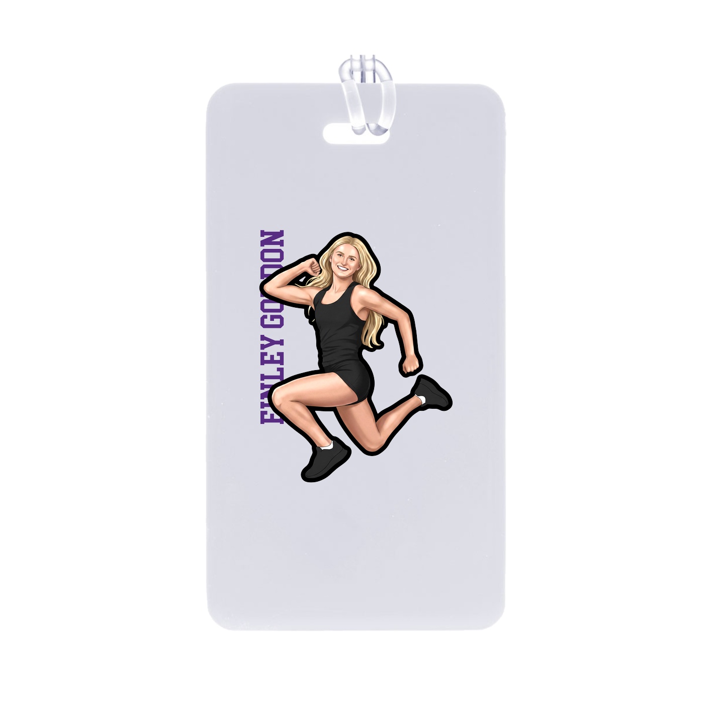 Bag Tag — Name Vertical in Classic