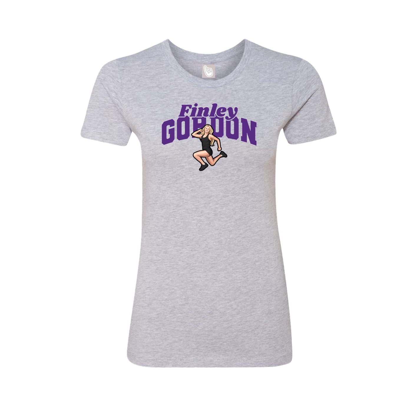 Womens Tee — Signature Arch in Grey