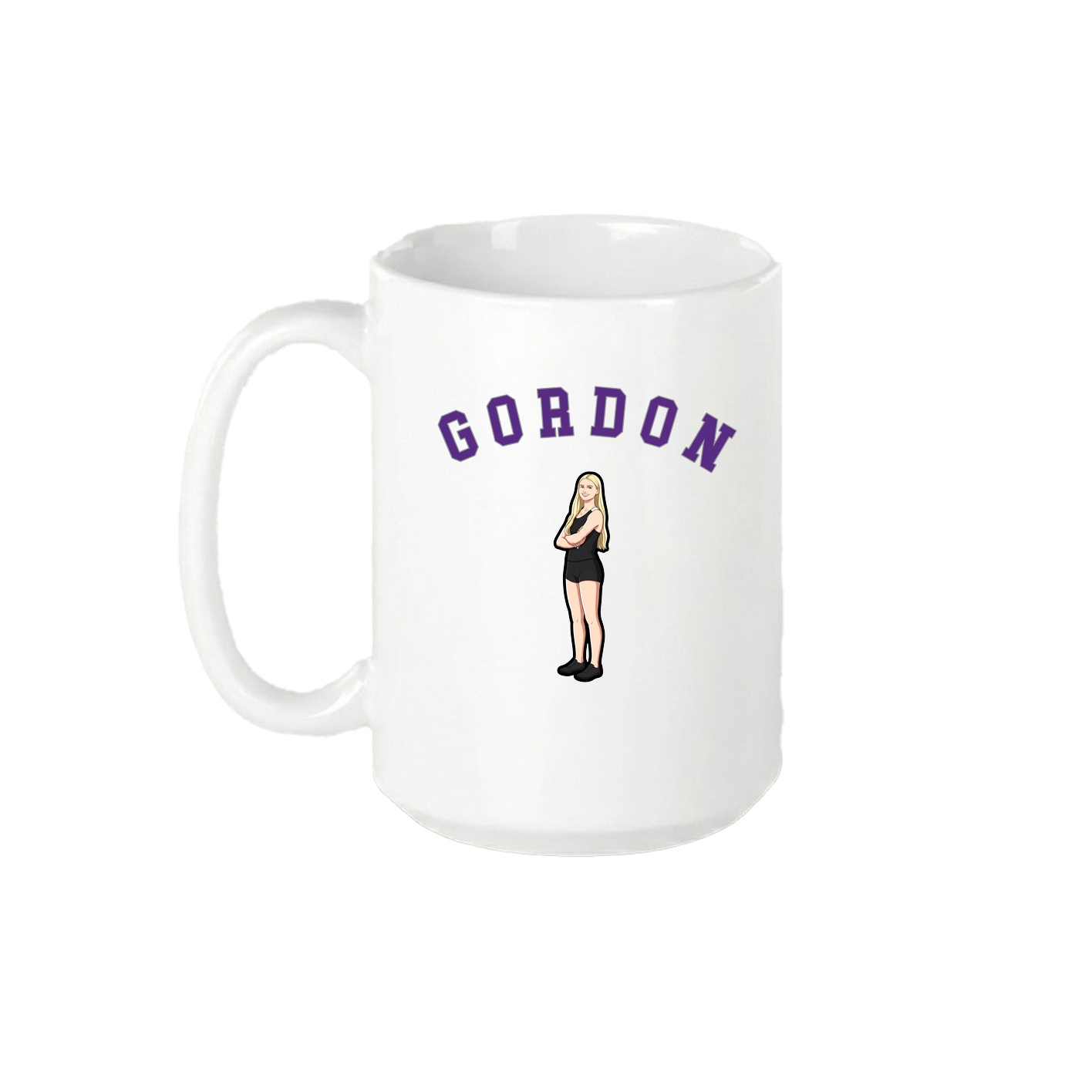 15oz Coffee Mug — Shirsey Arch in White