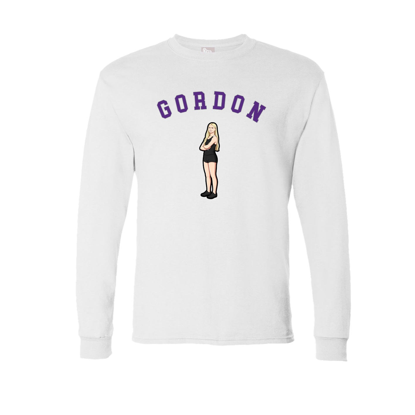 Long Sleeve Tee — Shirsey Arch in White