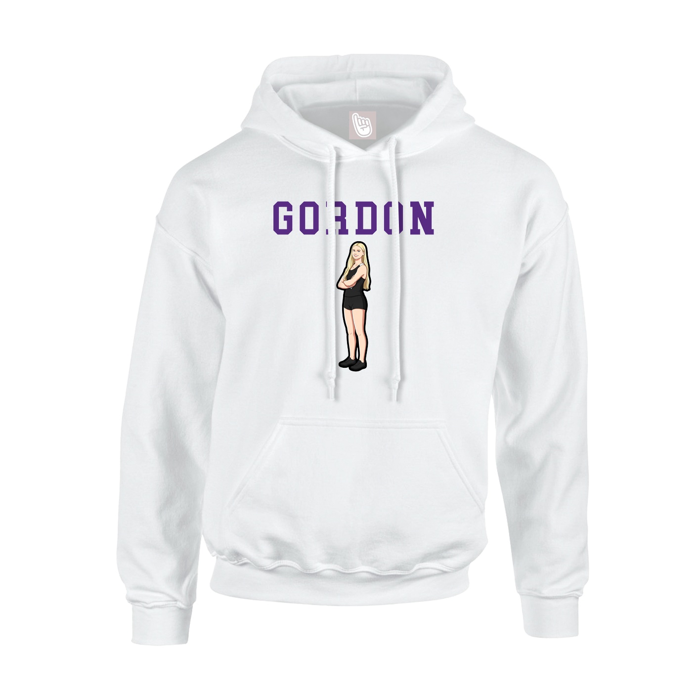 Hoodie — Shirsey in White