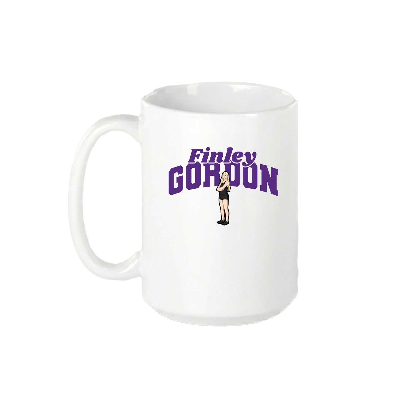 15oz Coffee Mug — Signature Arch in White