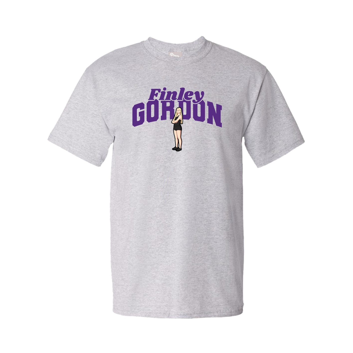 Youth Tee — Signature Arch in Grey