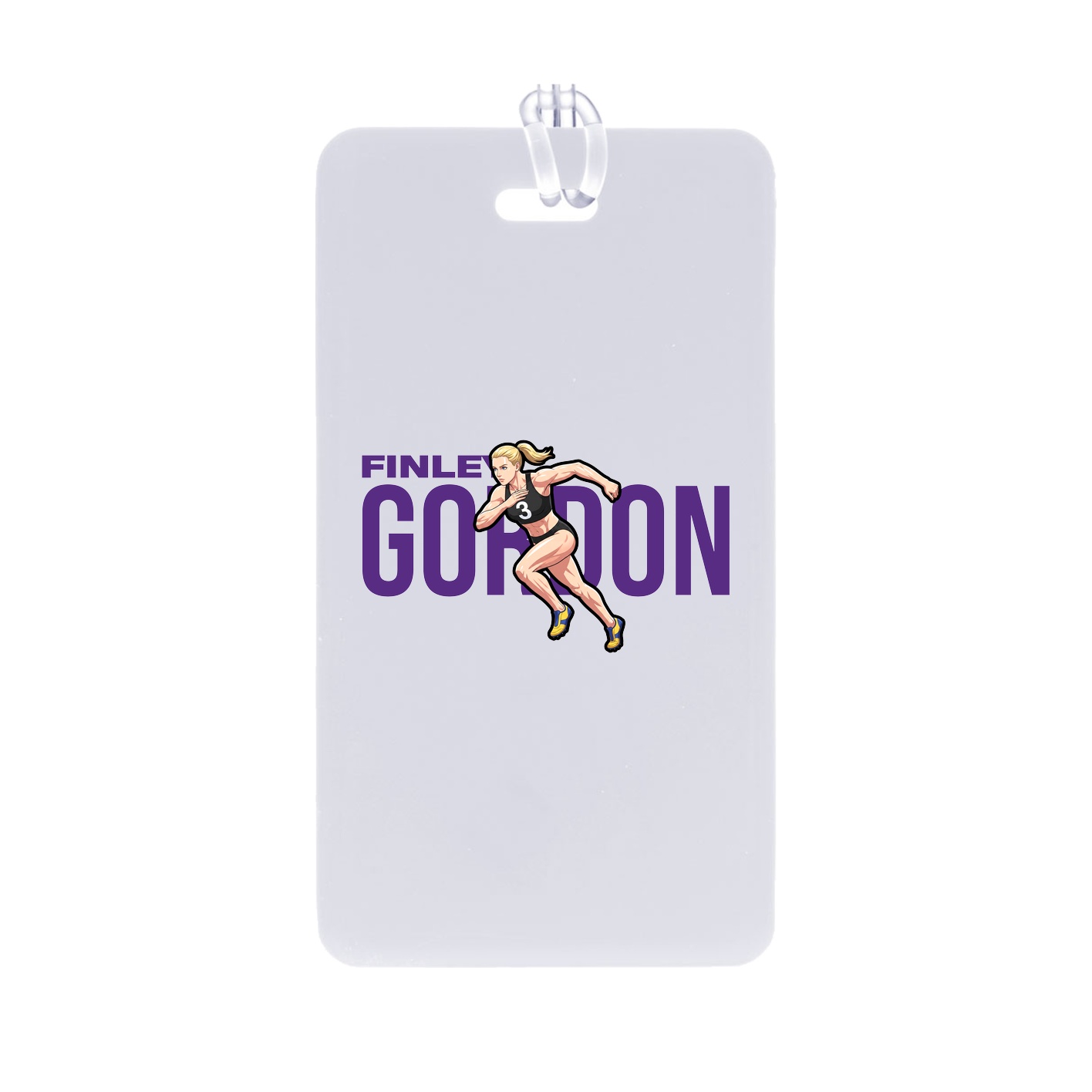Bag Tag — Player Name in Classic