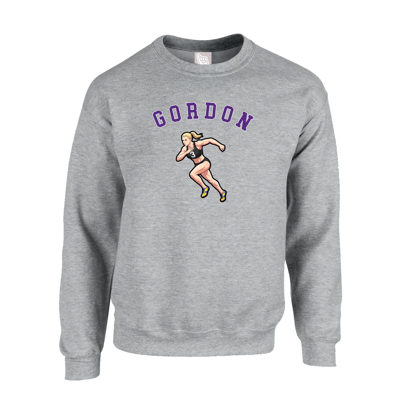 Fleece Crew — Shirsey Arch in Grey