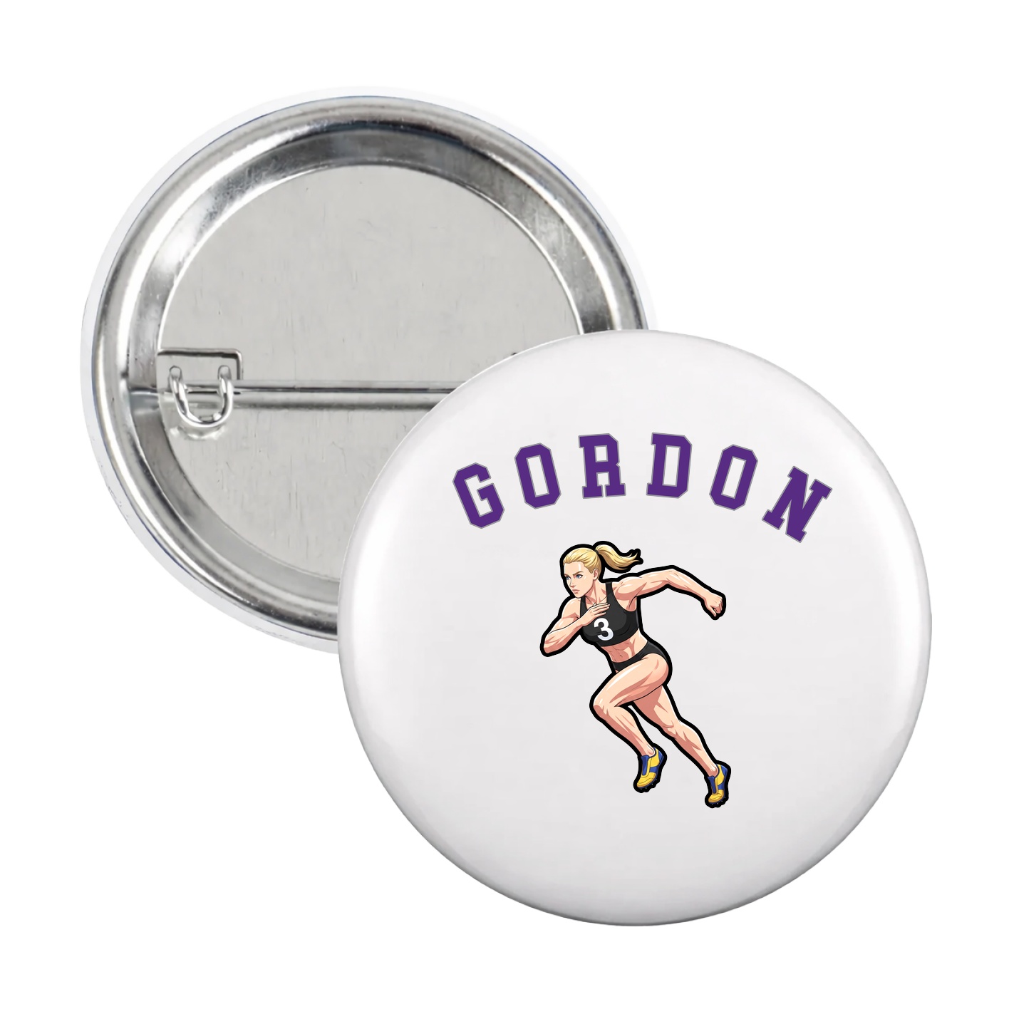 Game Day Button — Shirsey Arch in White