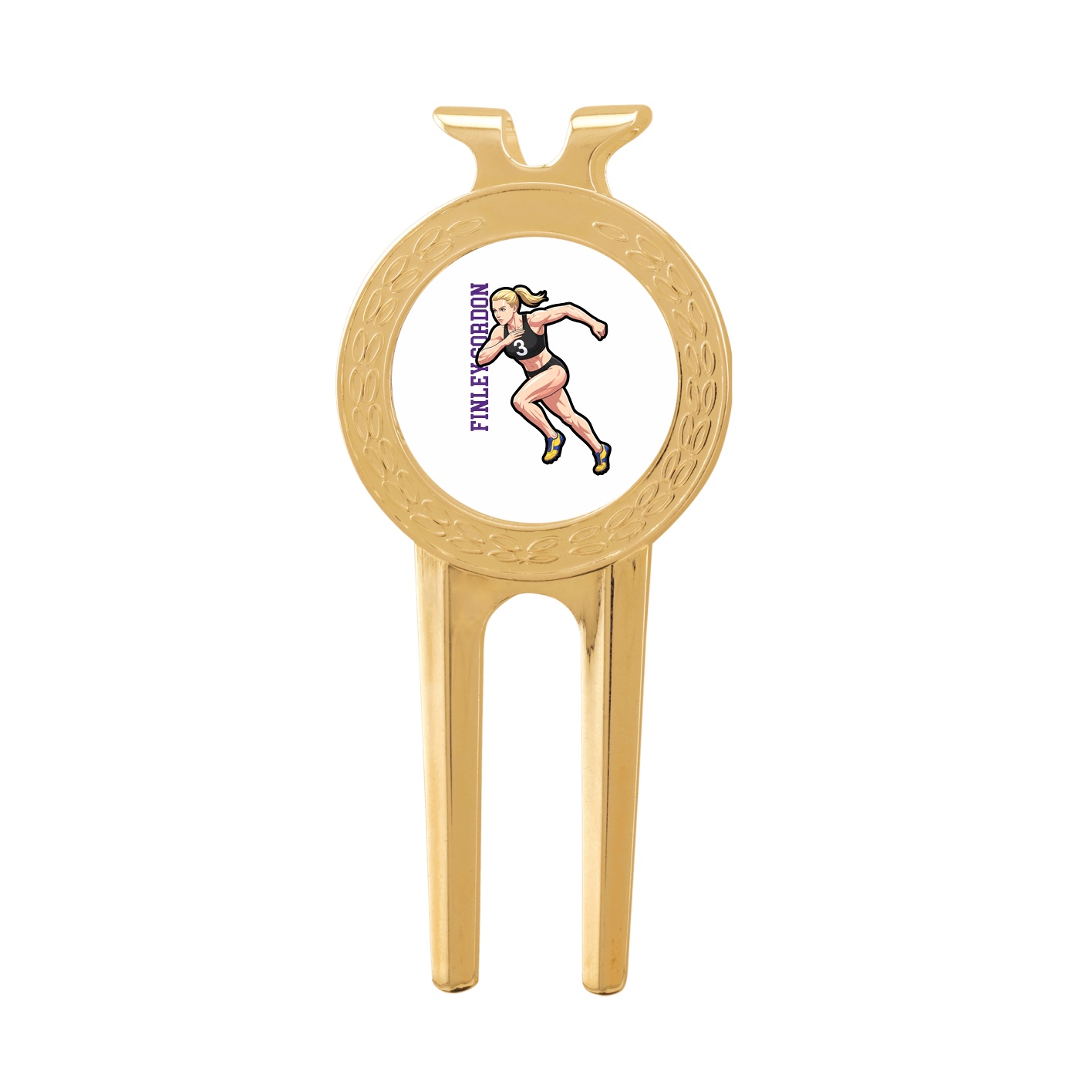Divot Tool with Ball Marker — Name Vertical in Classic