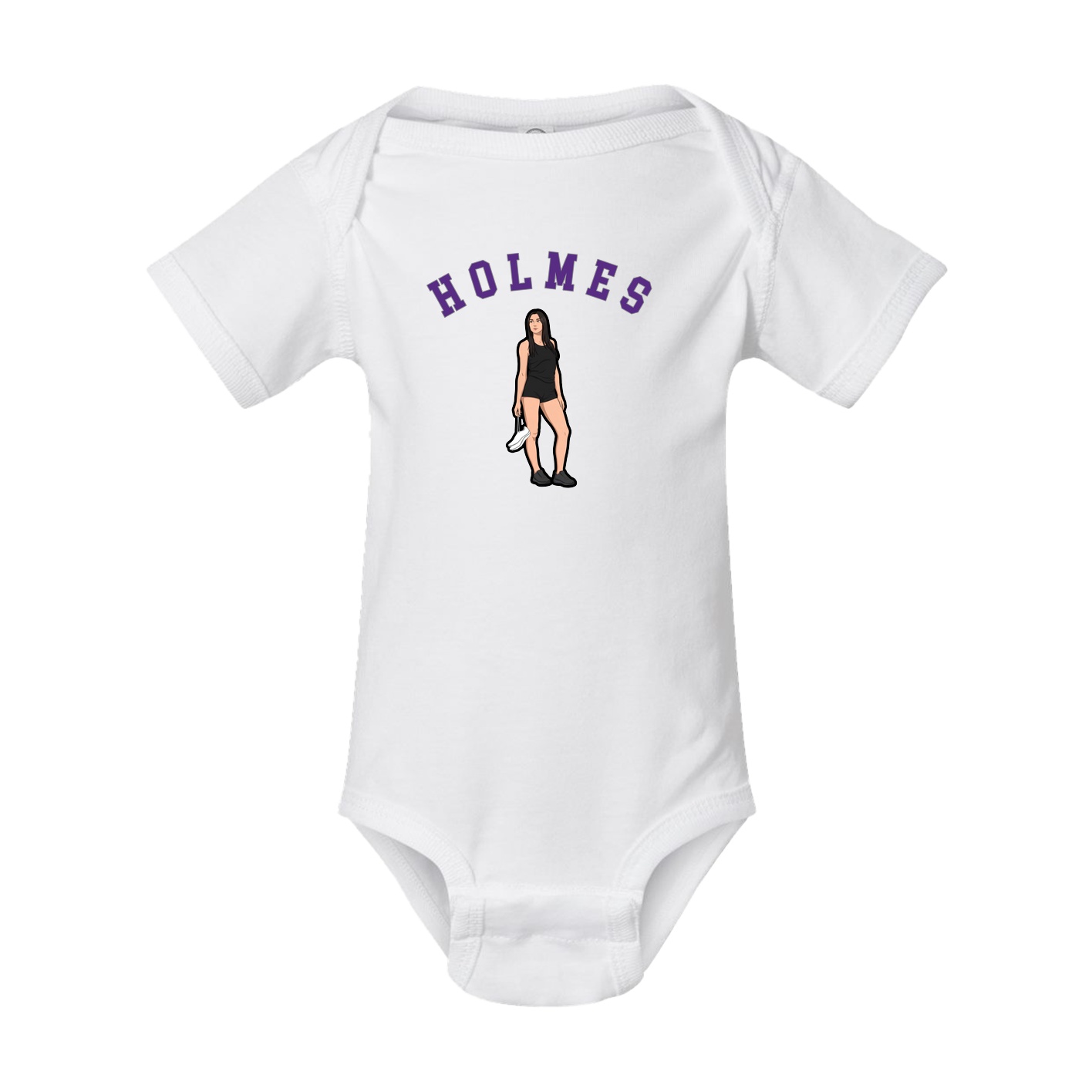 Baby Onesie — Shirsey Arch in White