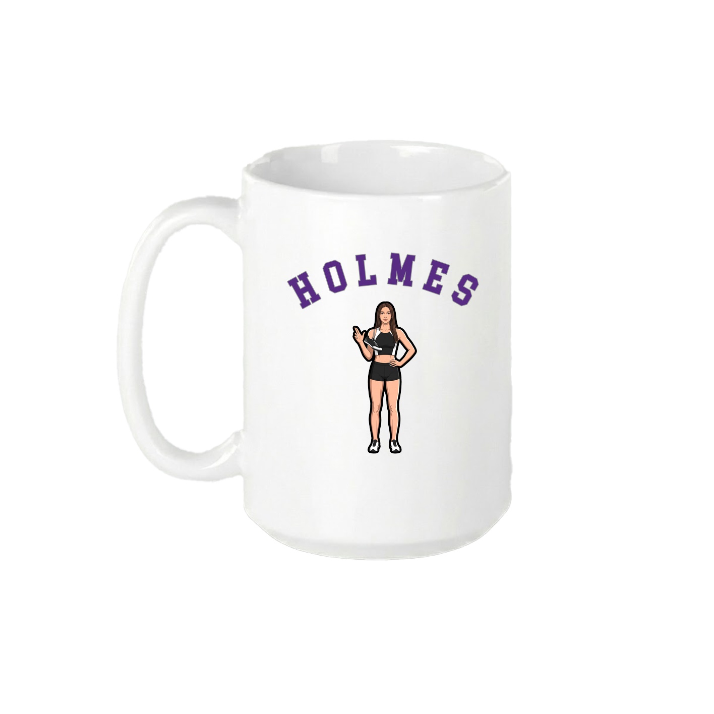 15oz Coffee Mug — Shirsey Arch in White