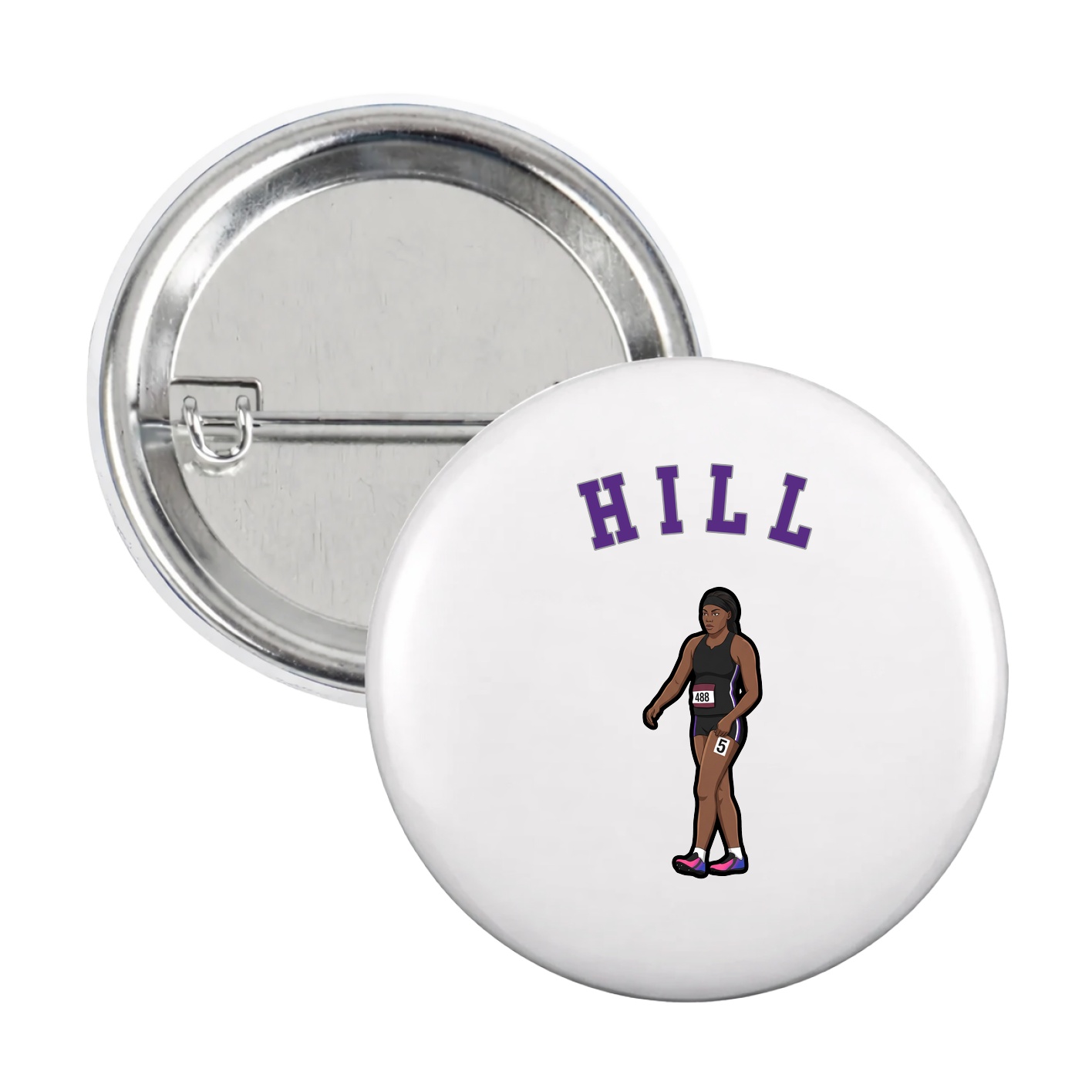 Game Day Button — Shirsey Arch in White