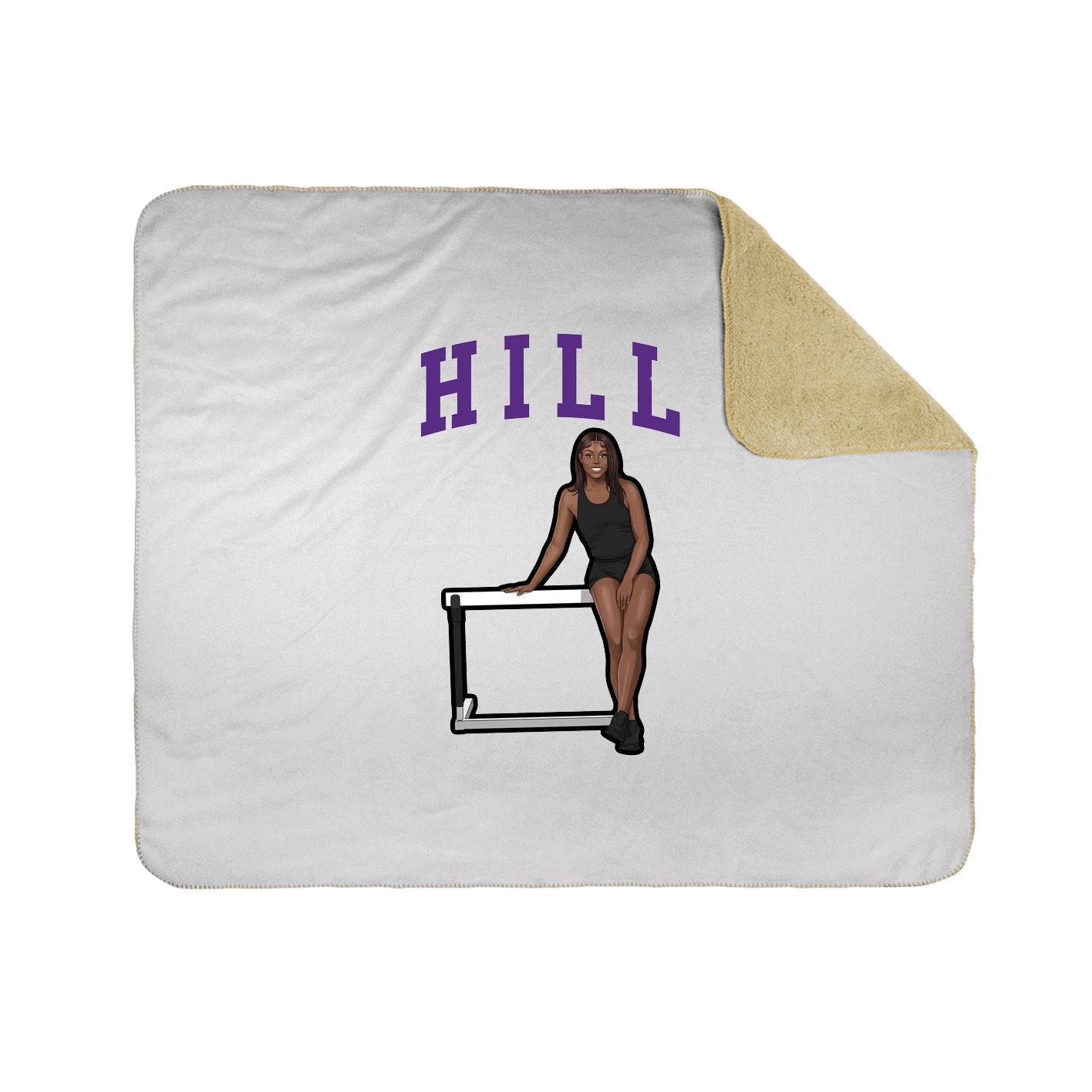 Throw Blanket — Shirsey in White