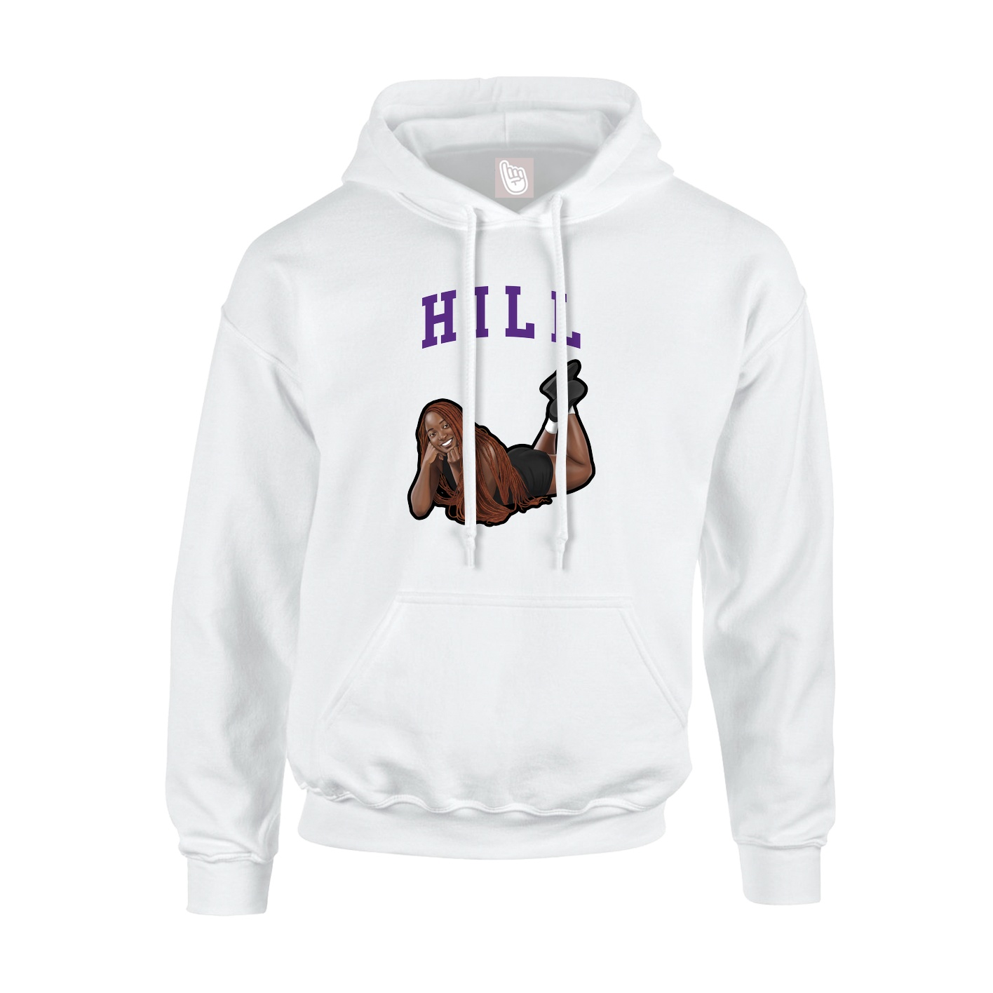 Hoodie — Shirsey in White