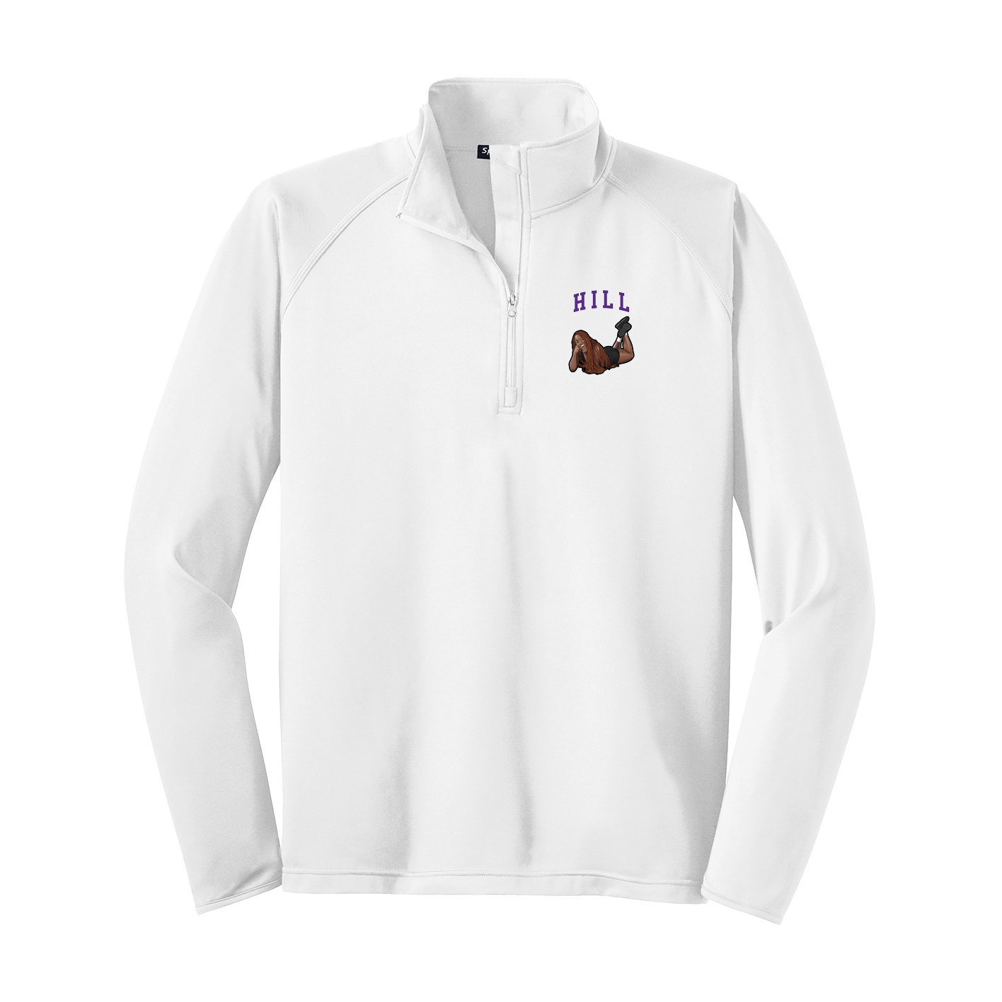Q-Zip Pullover — Shirsey in White