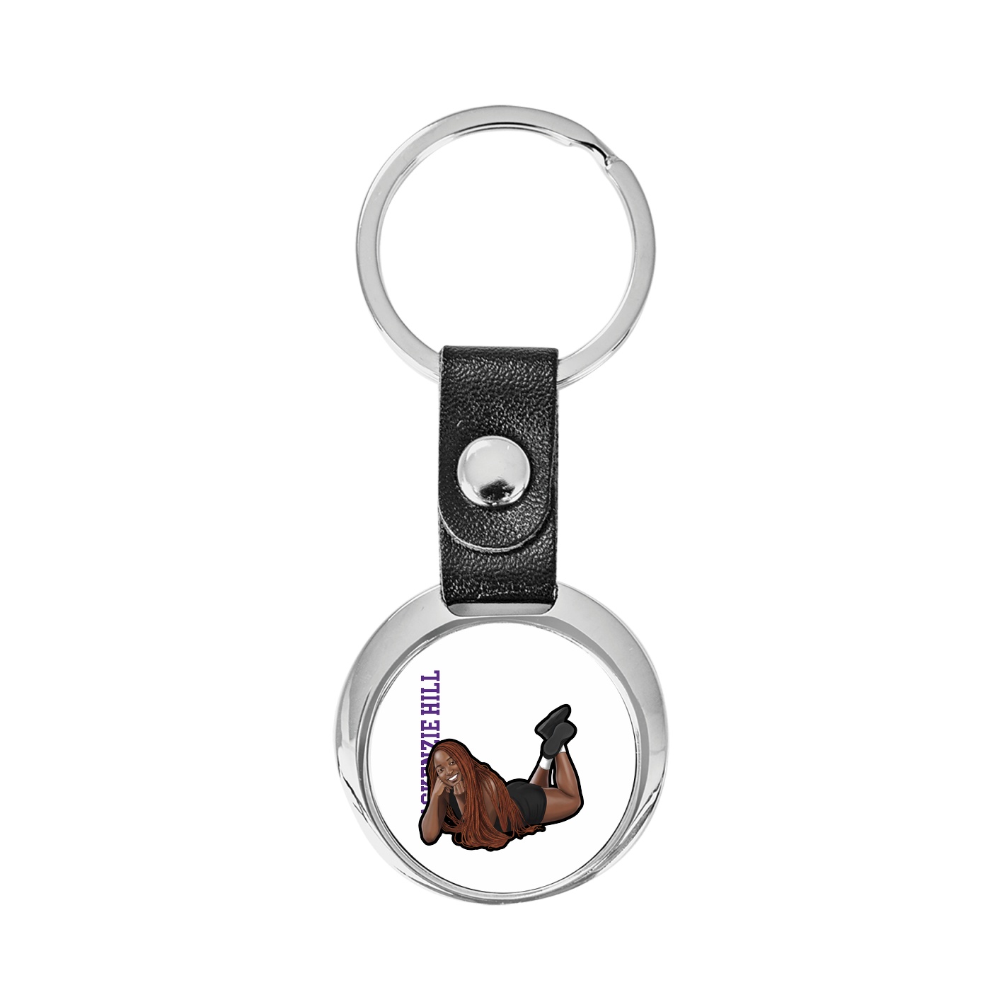 Key Chain — Name Vertical in Classic