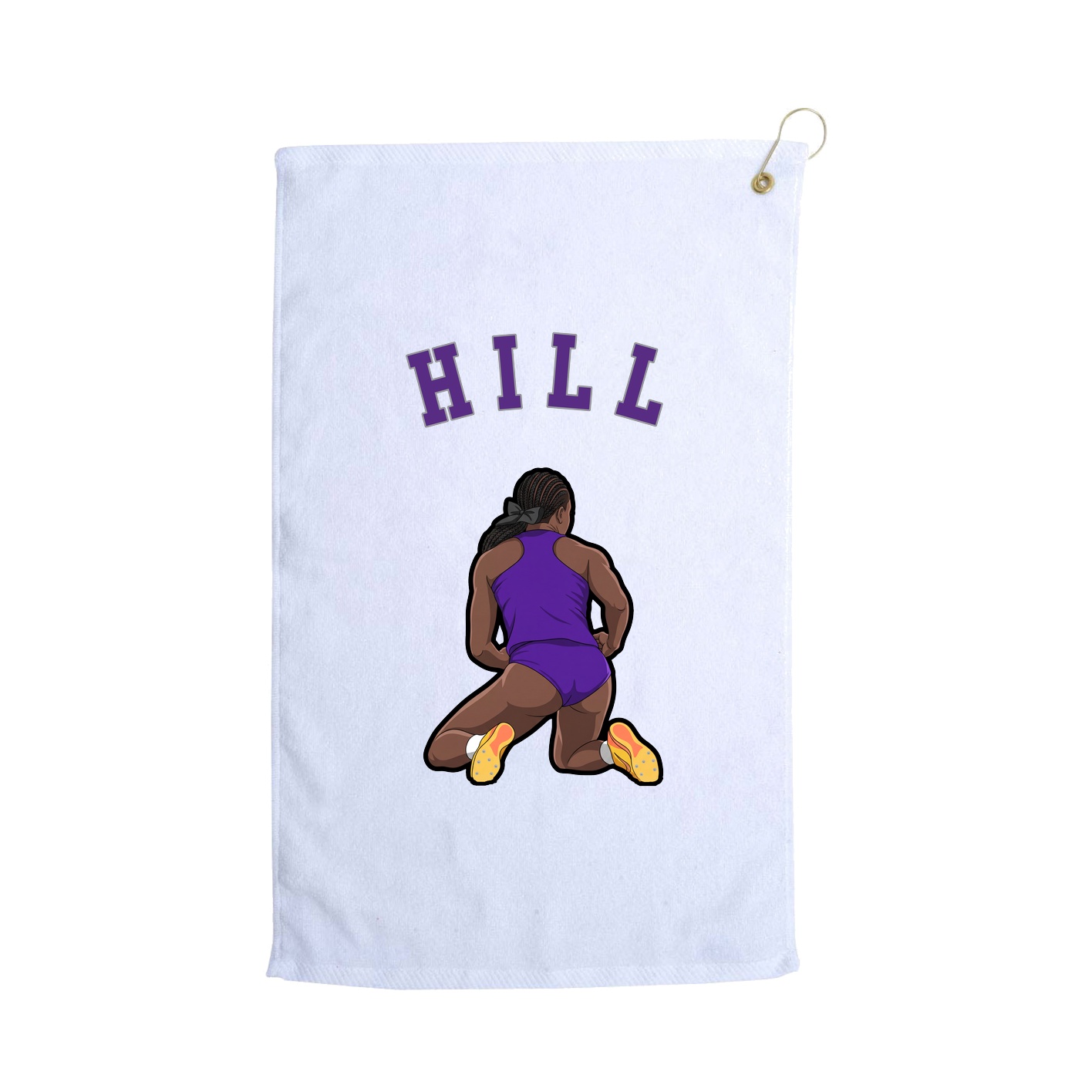 Golf Towel — Shirsey Arch in White