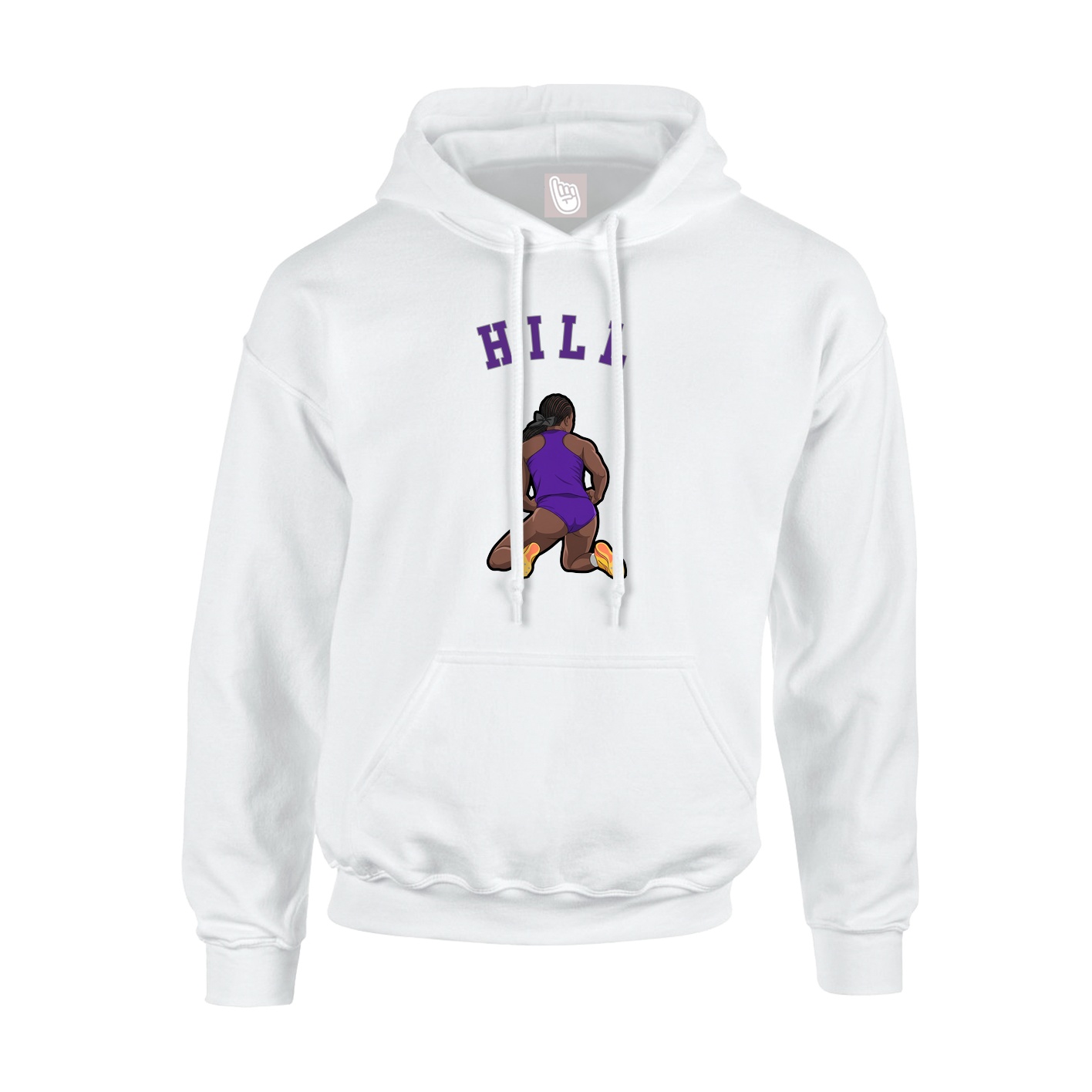 Hoodie — Shirsey Arch in White