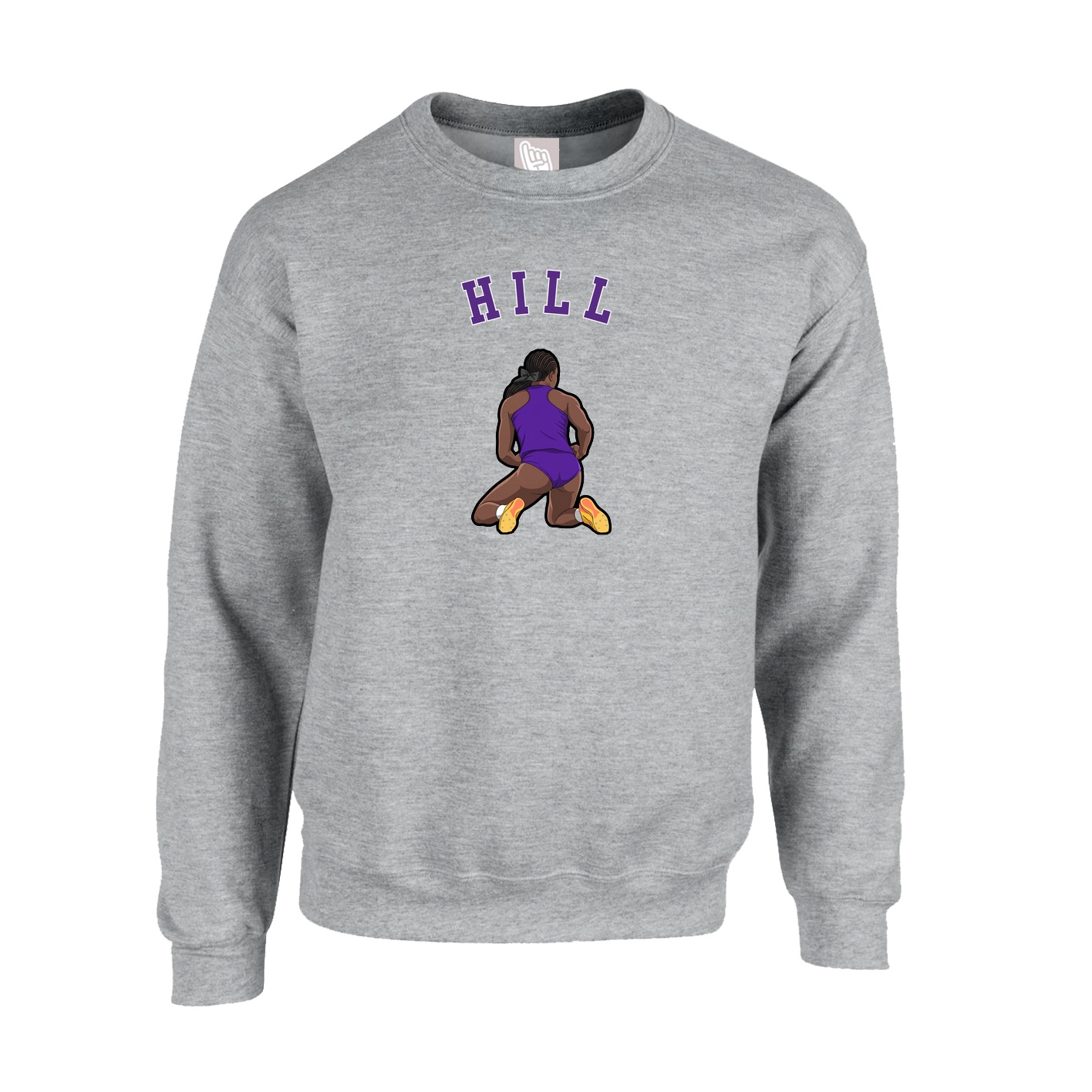Fleece Crew — Shirsey Arch in Grey