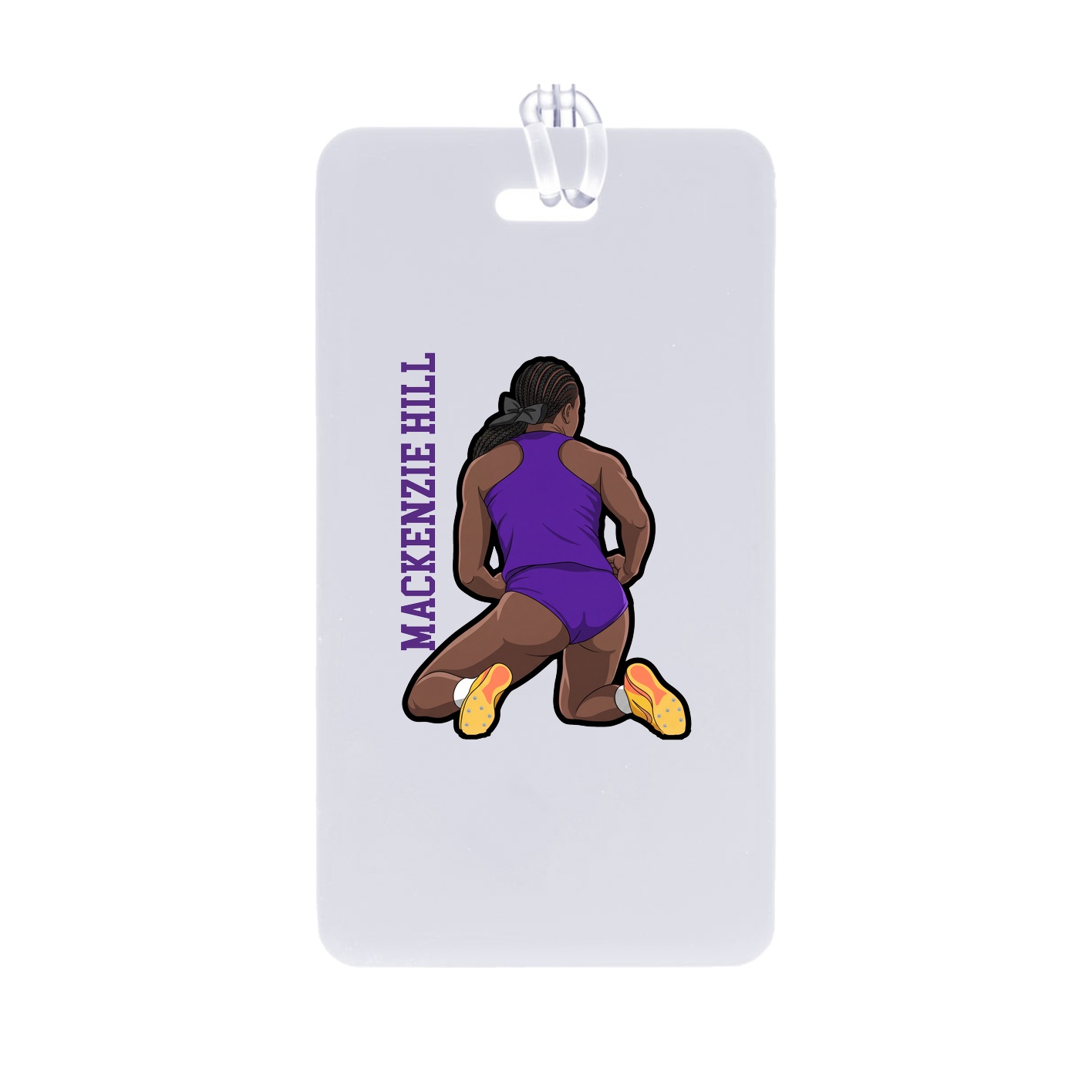 Bag Tag — Name Vertical in Classic