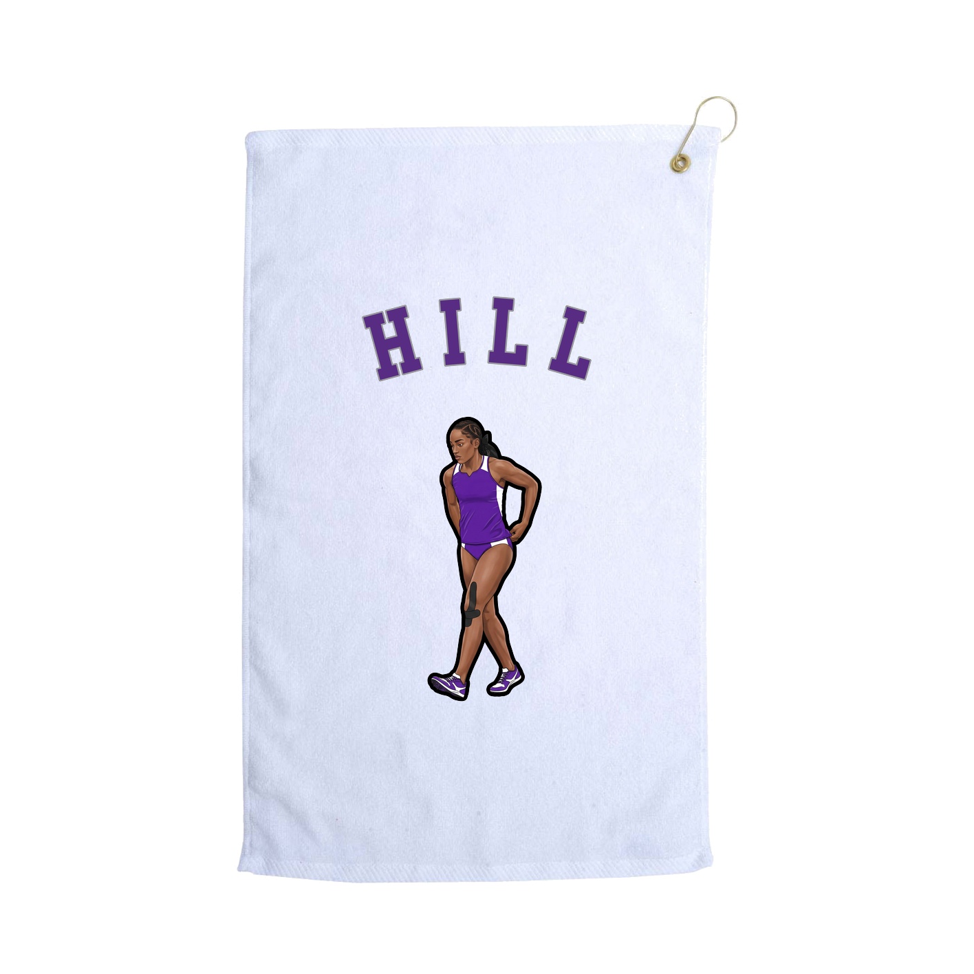 Golf Towel — Shirsey Arch in White