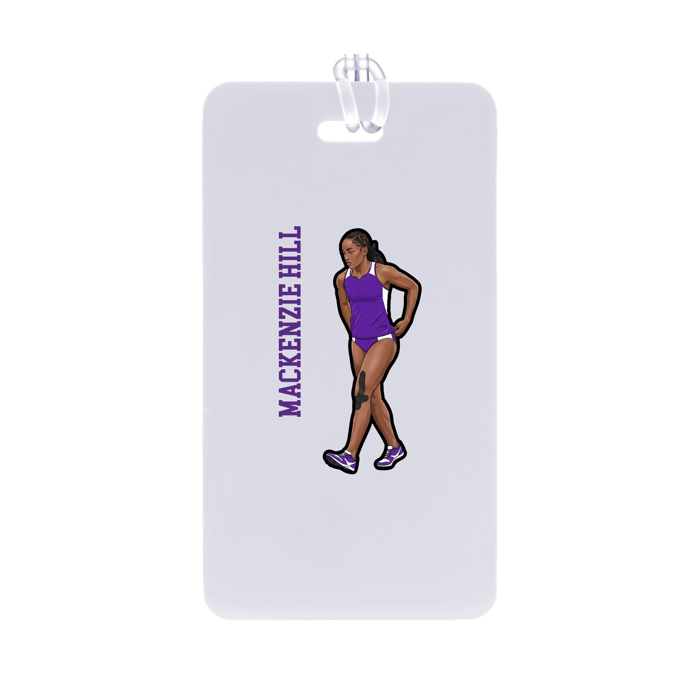 Bag Tag — Name Vertical in Classic