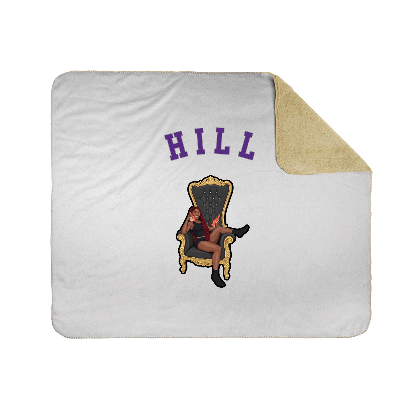 Throw Blanket — Shirsey Arch in White