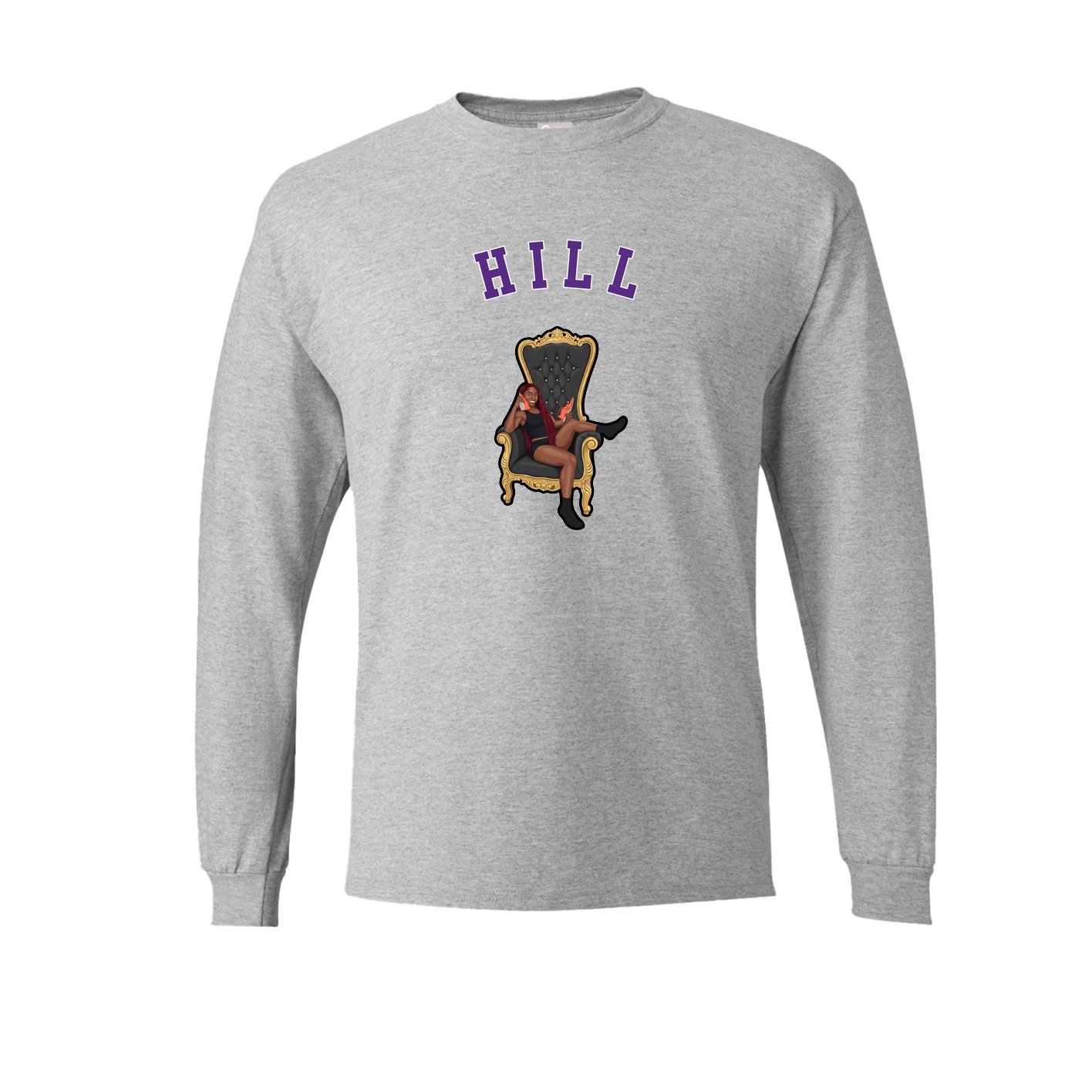 Long Sleeve Tee — Shirsey Arch in Grey