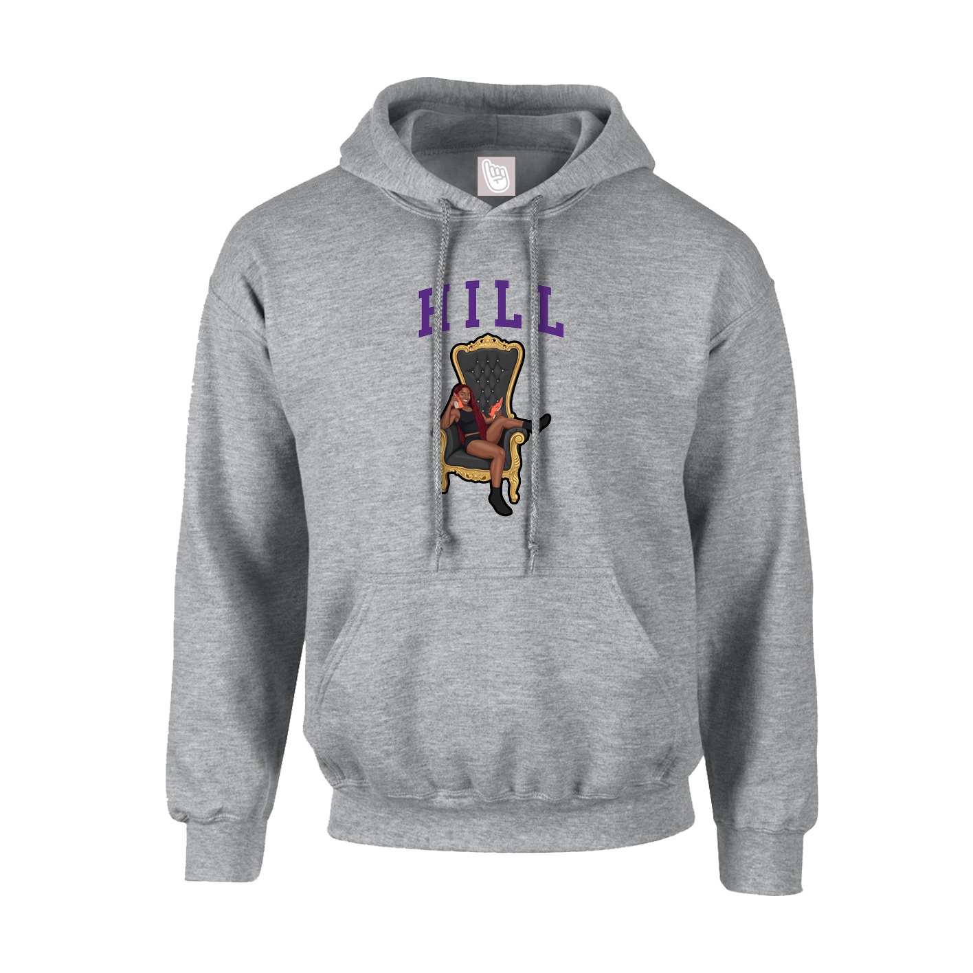 Hoodie — Shirsey in Grey