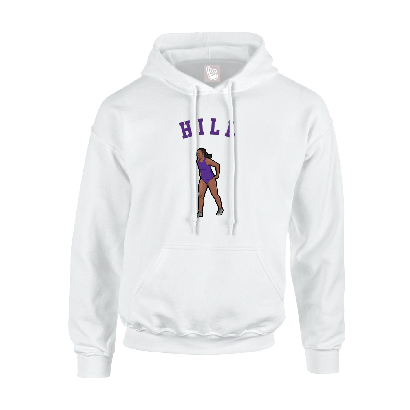 Hoodie — Shirsey Arch in White