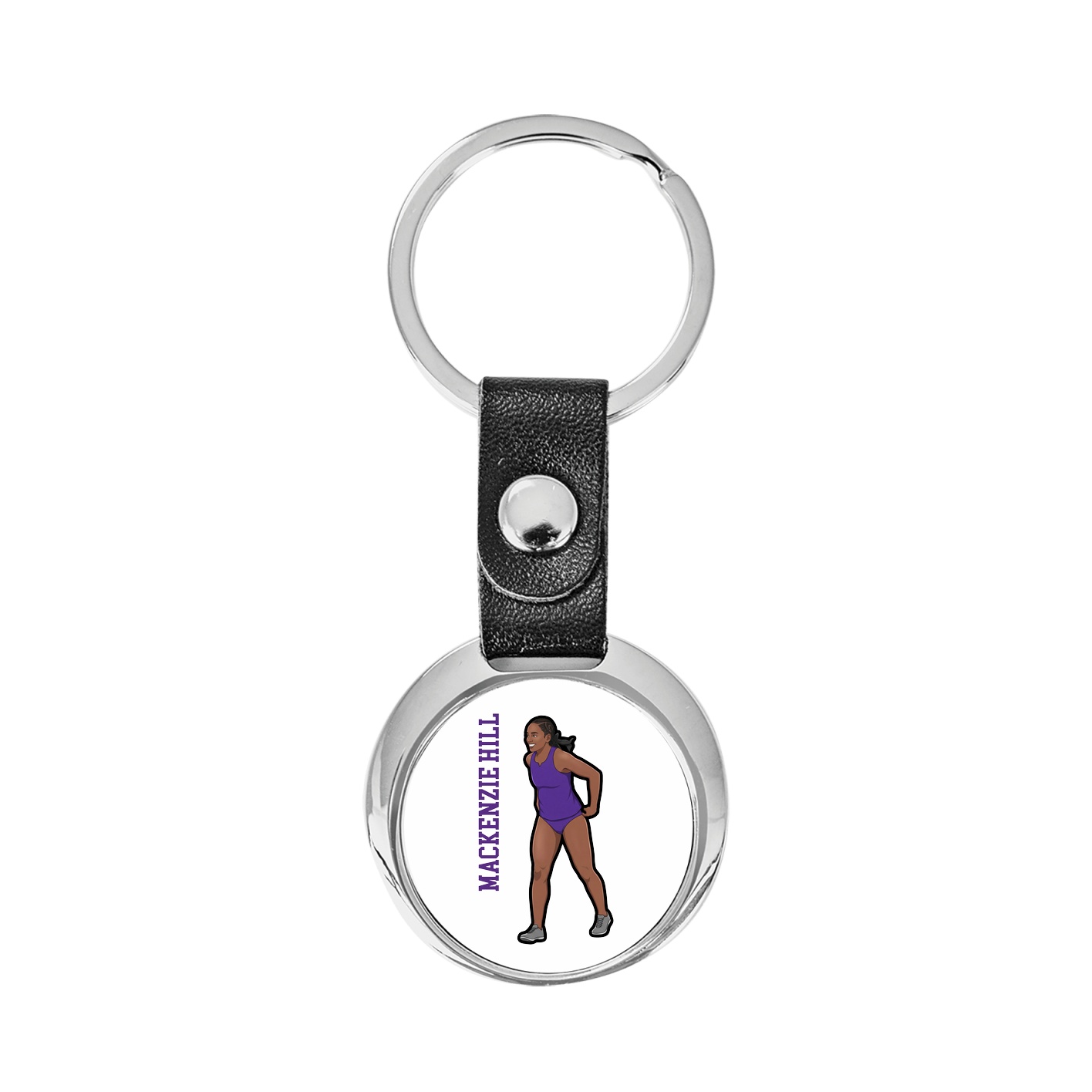 Key Chain — Name Vertical in Classic
