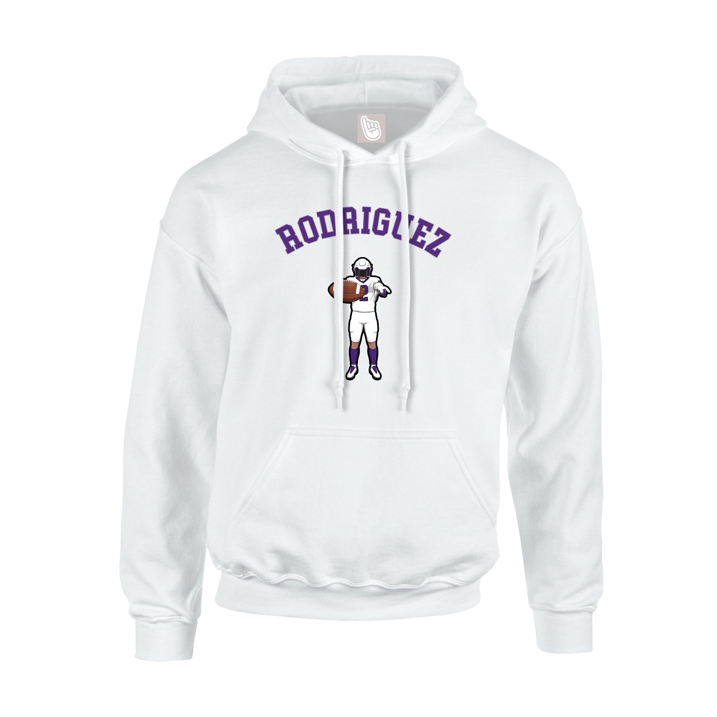 Hoodie — Shirsey Arch in White