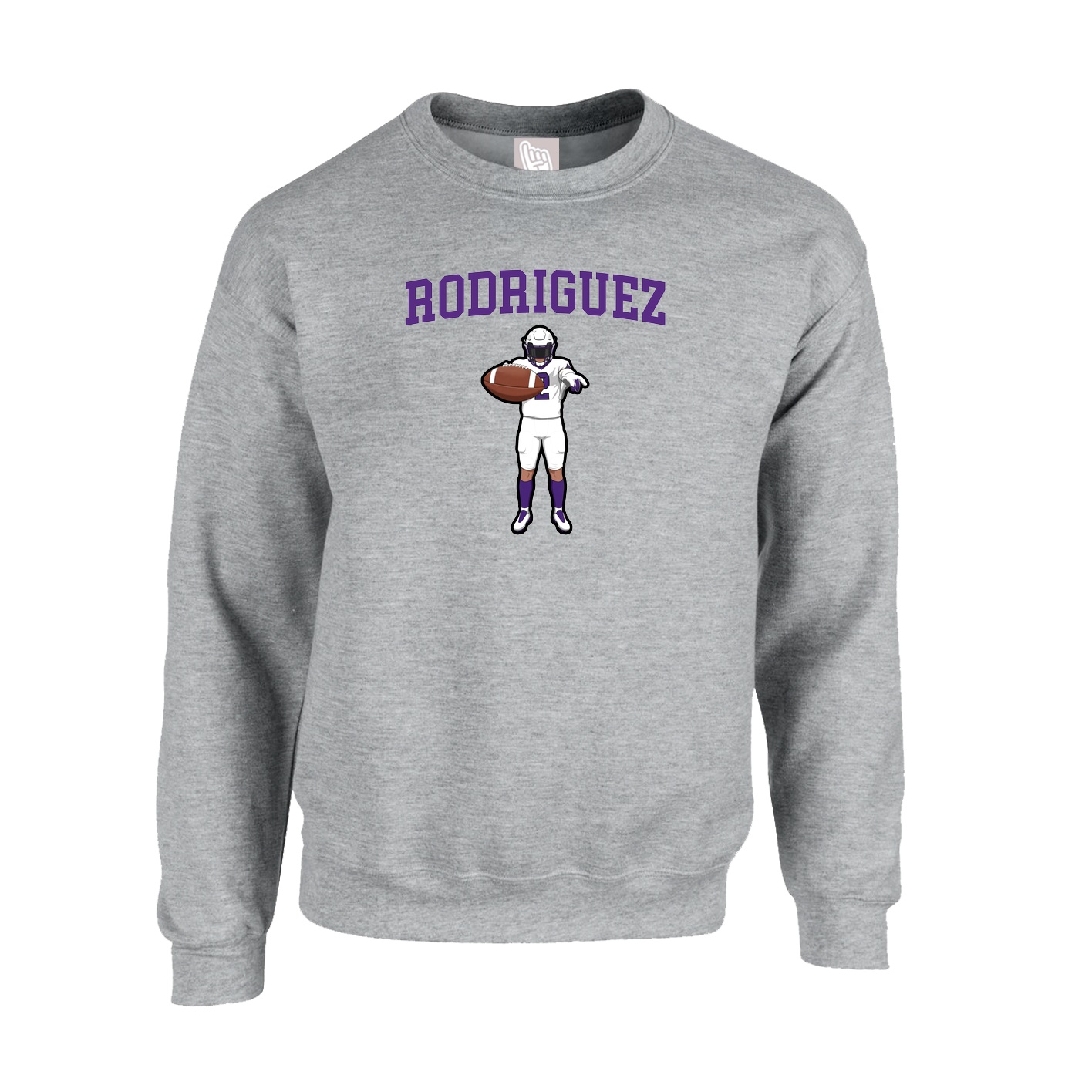 Fleece Crew — Shirsey in Grey