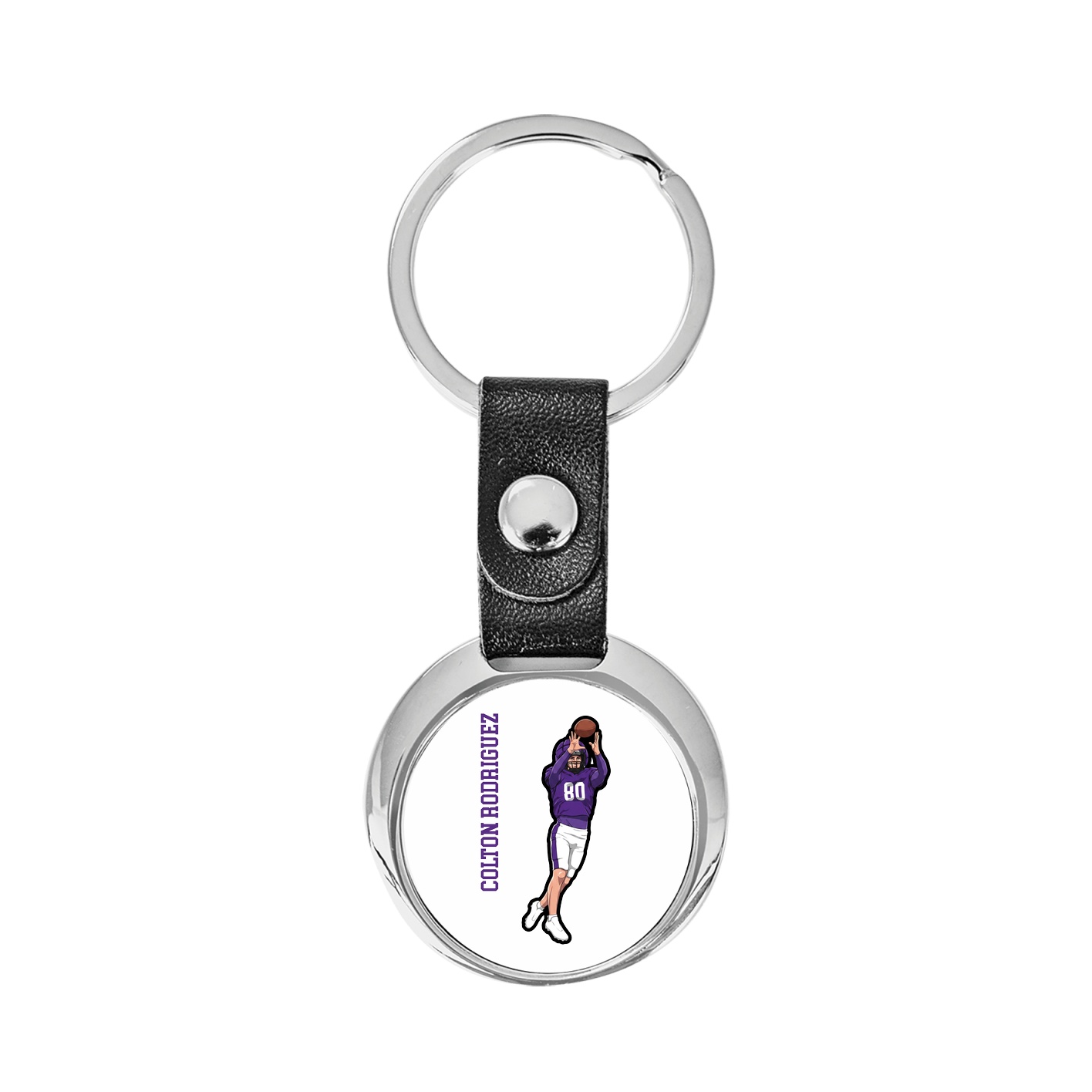 Key Chain — Name Vertical in Classic