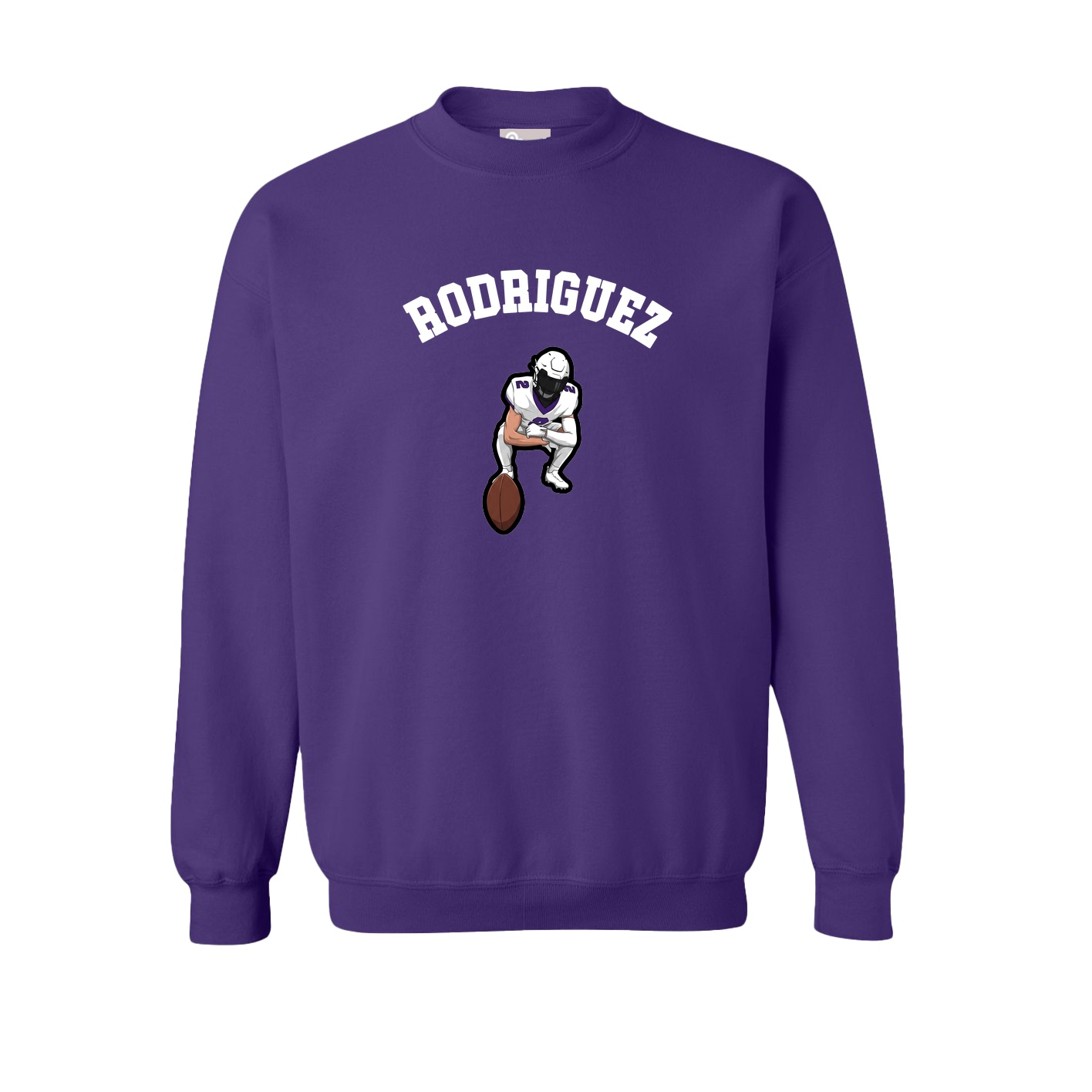 Fleece Crew — Shirsey Arch in Purple