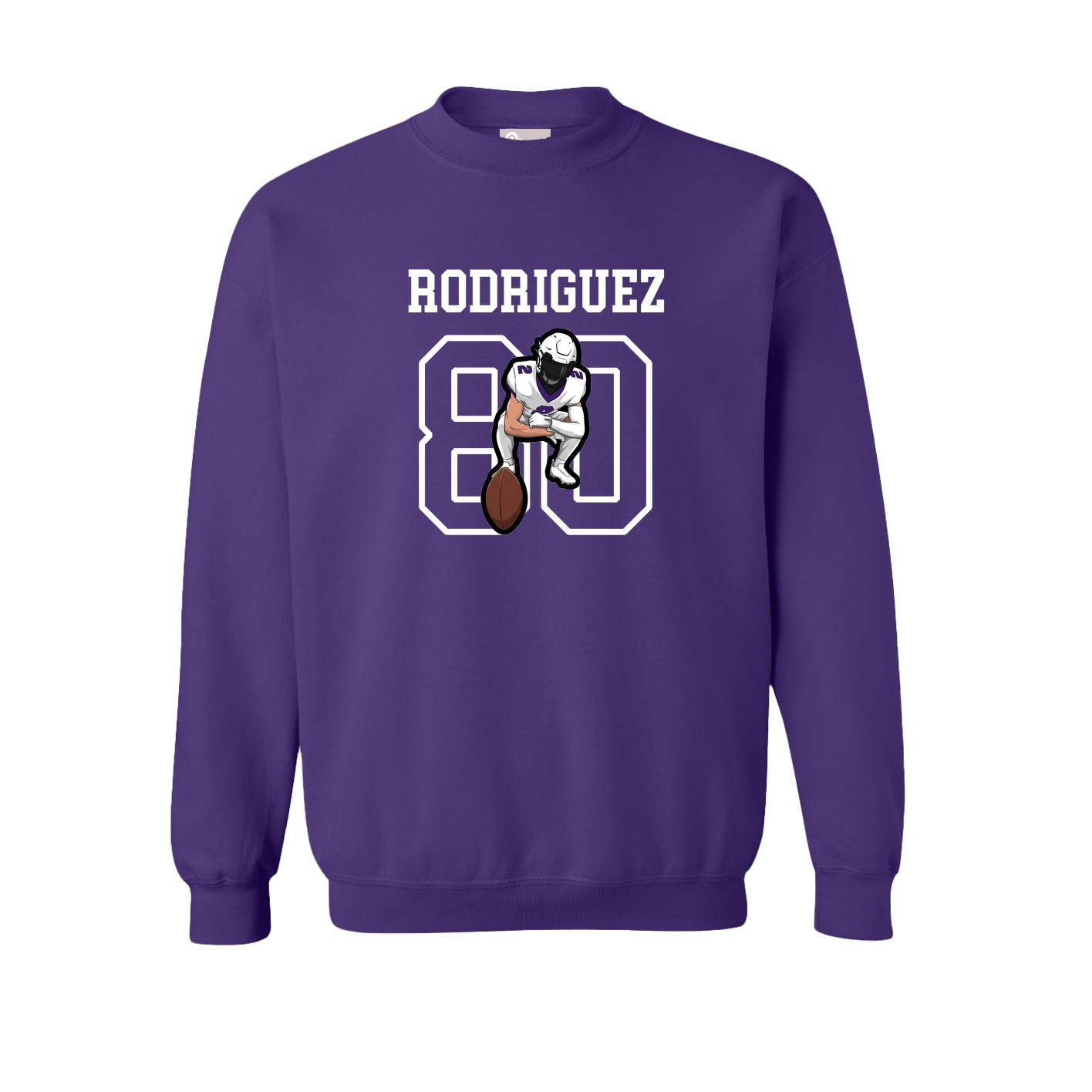 Fleece Crew — Shirsey in Purple