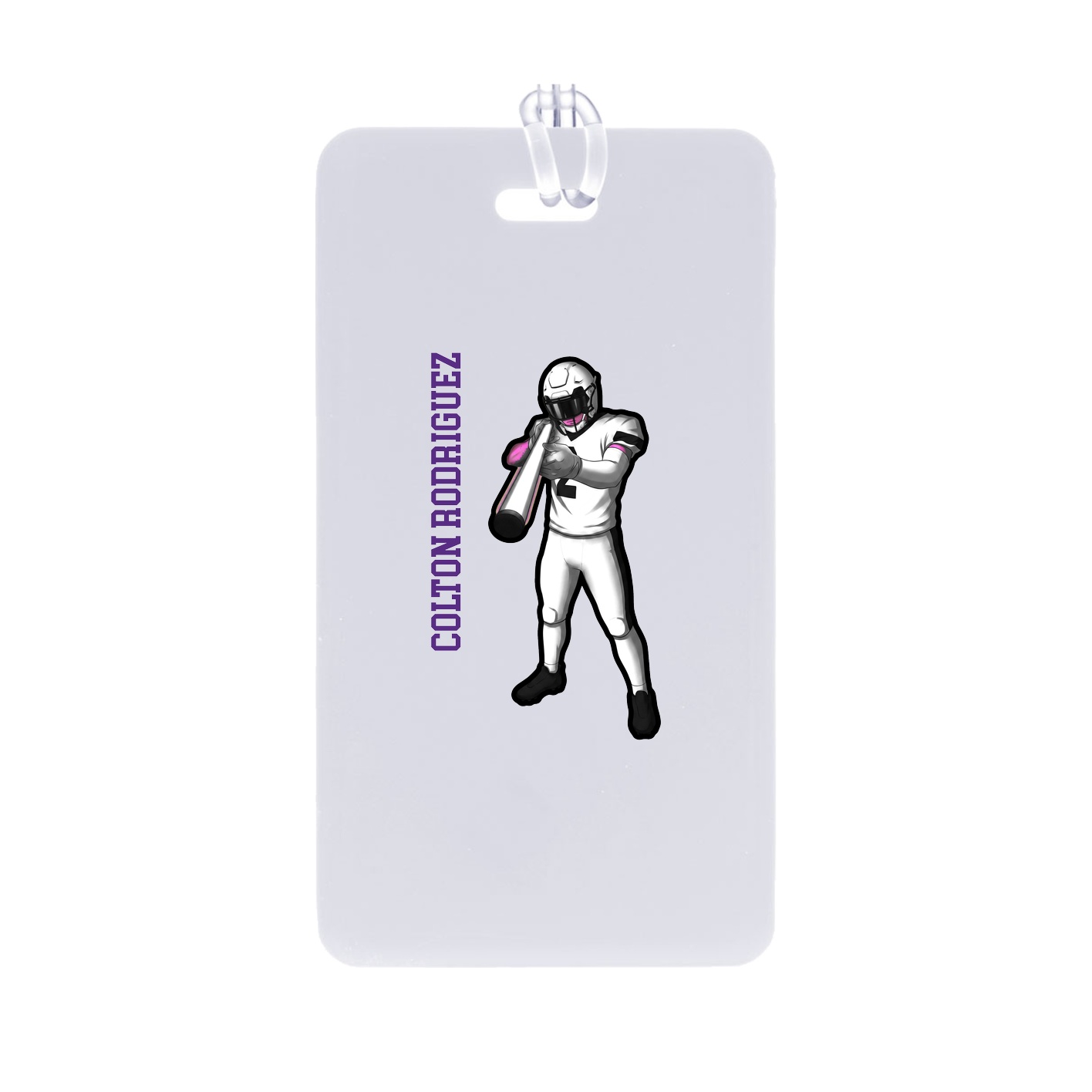 Bag Tag — Name Vertical in Classic
