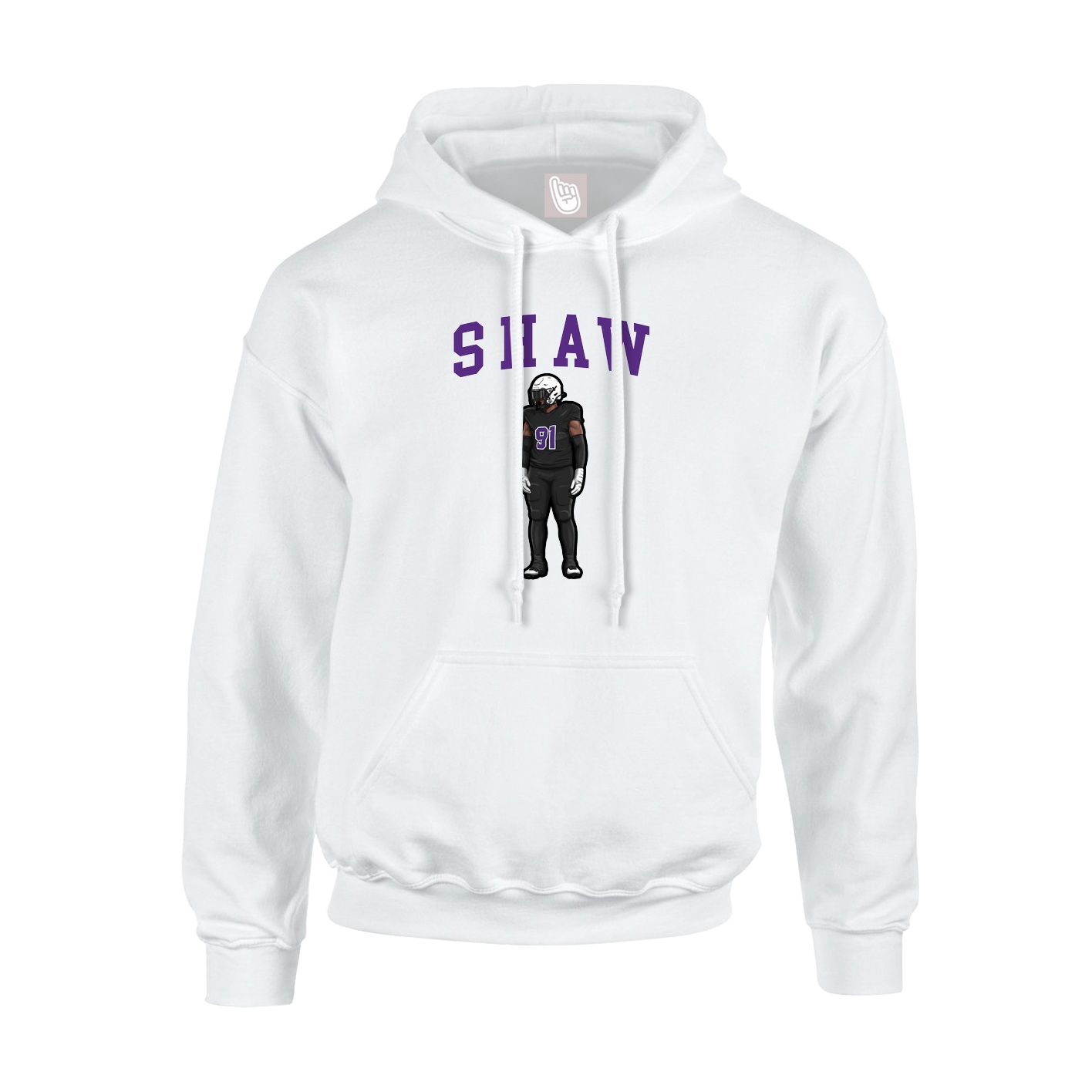 Hoodie — Shirsey in White