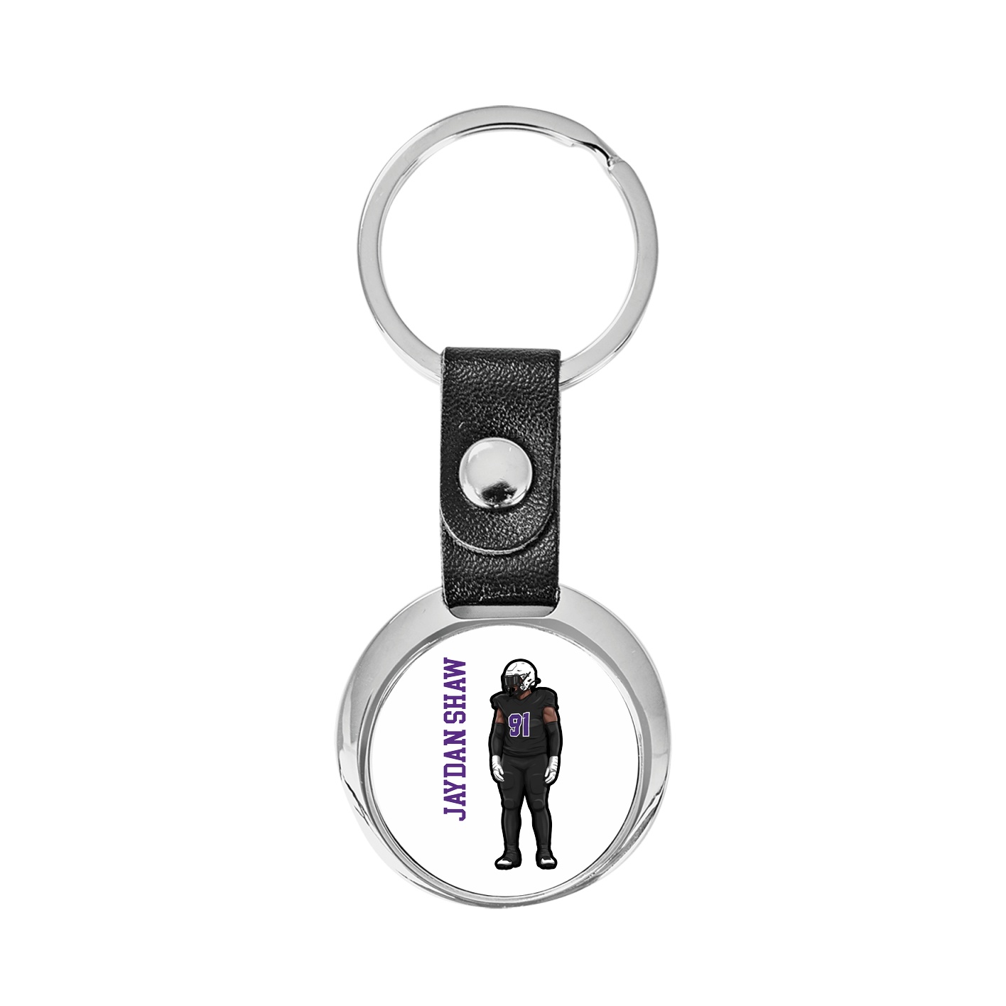 Key Chain — Name Vertical in Classic
