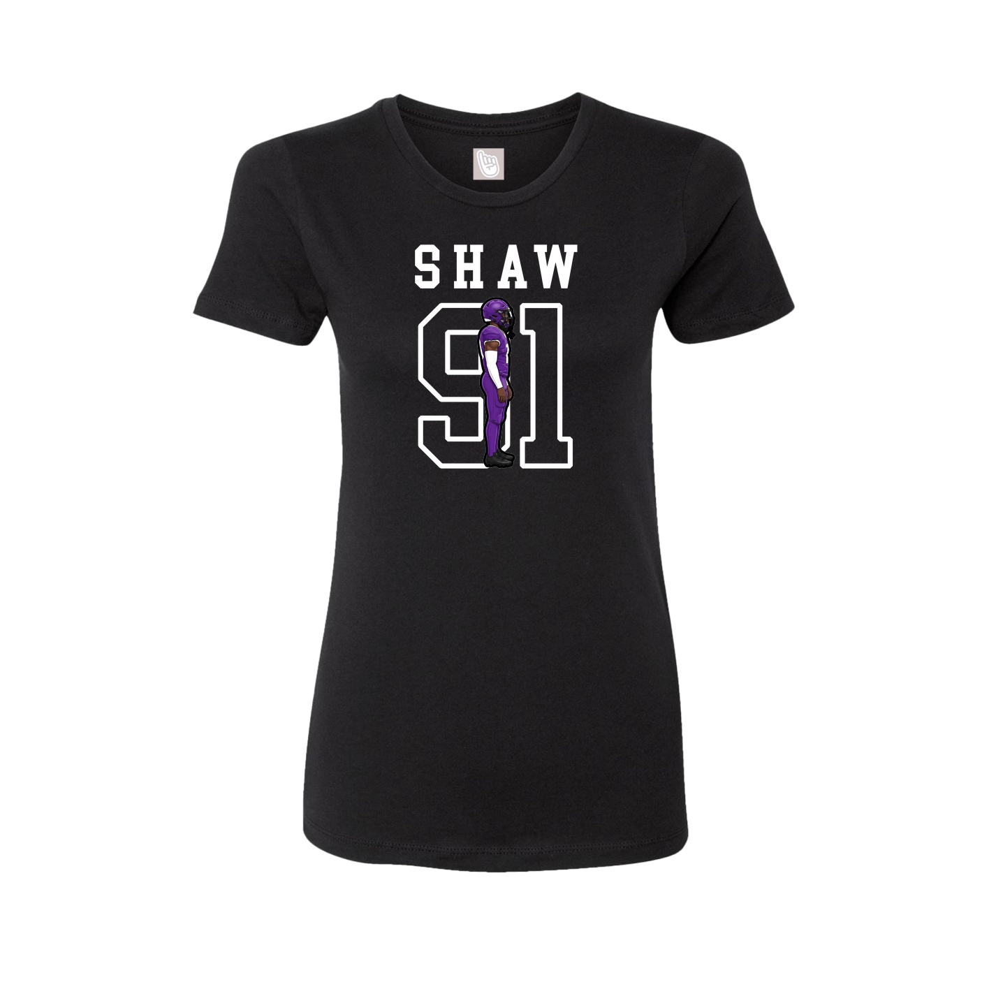 Fitted Women's Tee — Shirsey in Black