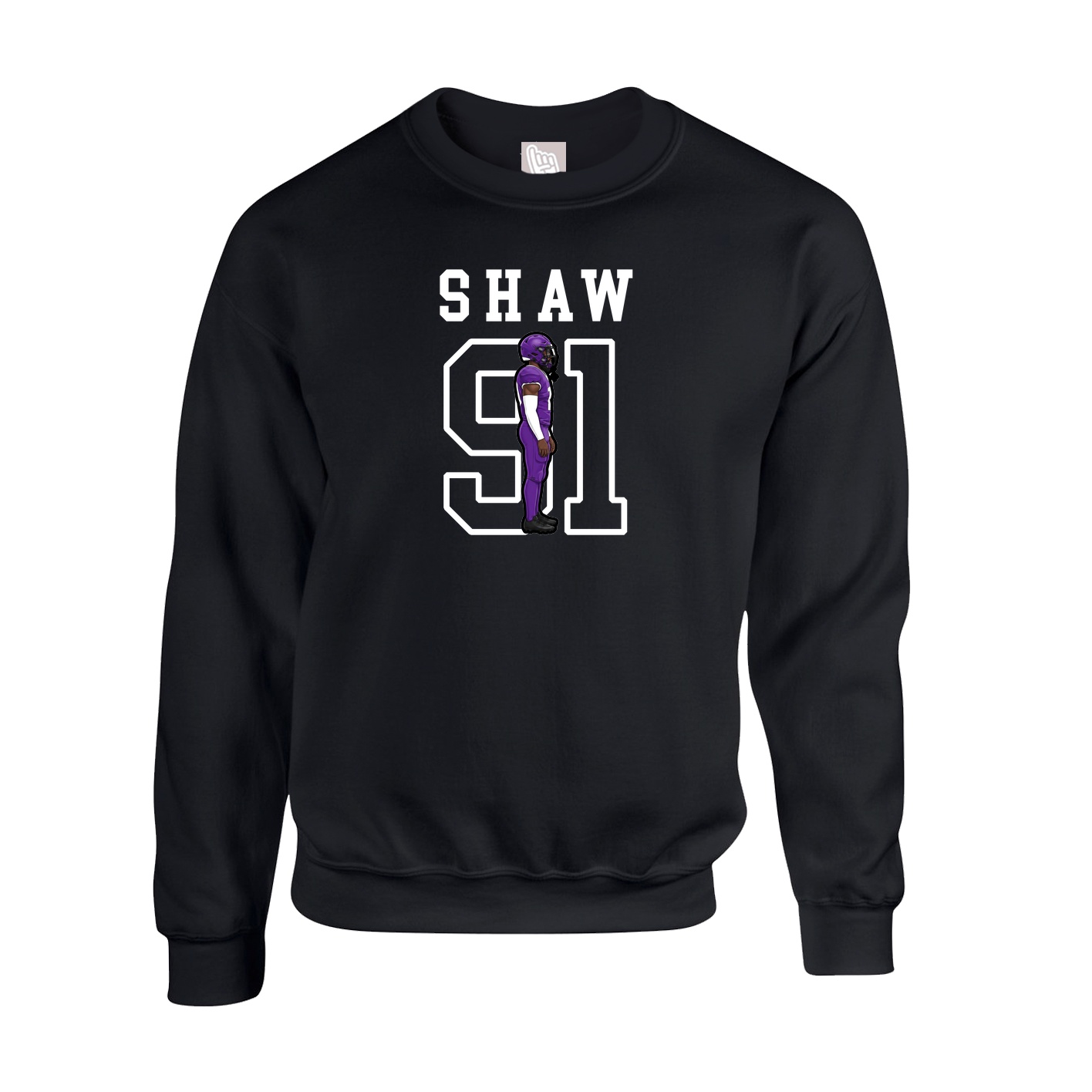 Fleece Crew — Shirsey in Black