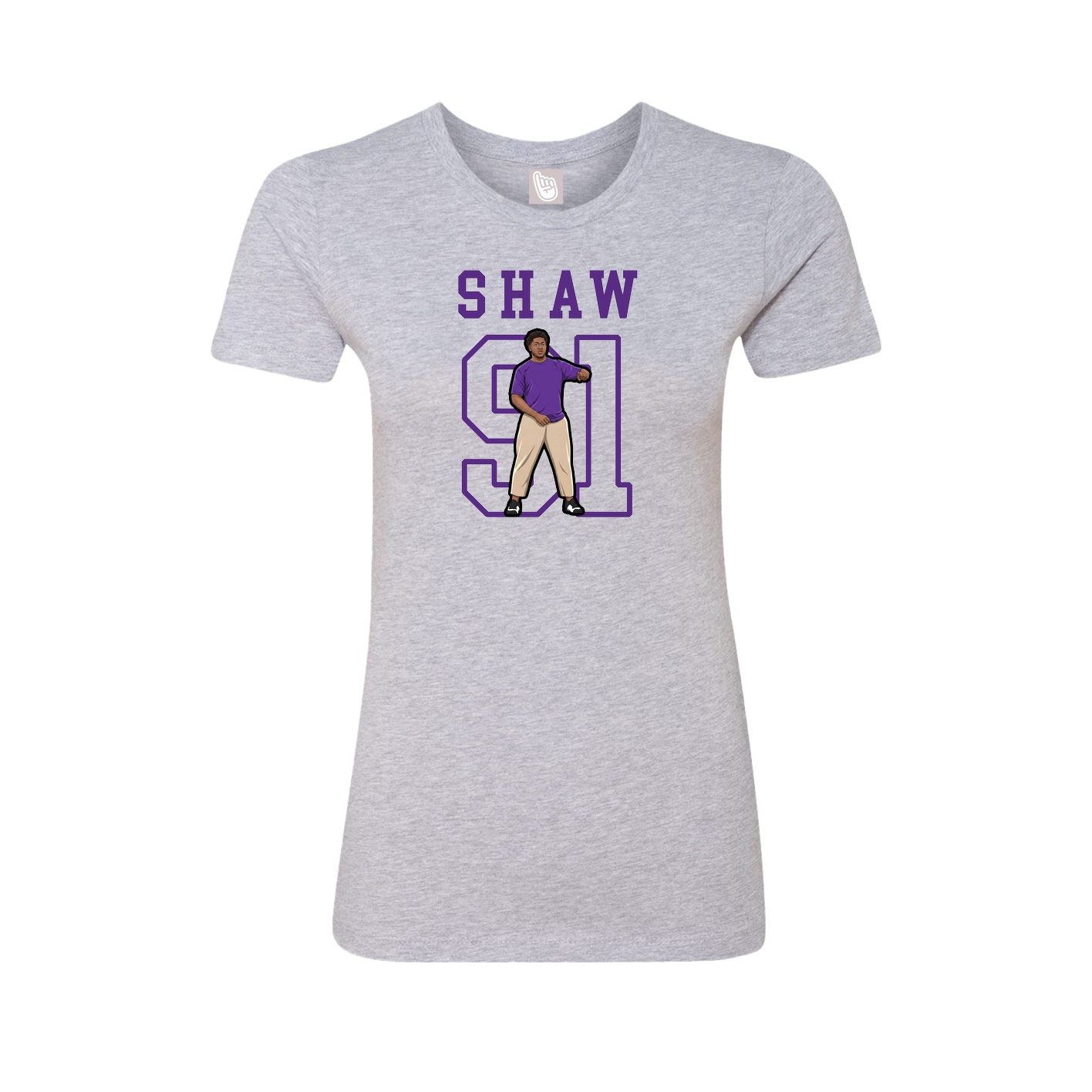 Fitted Women's Tee — Shirsey in Grey