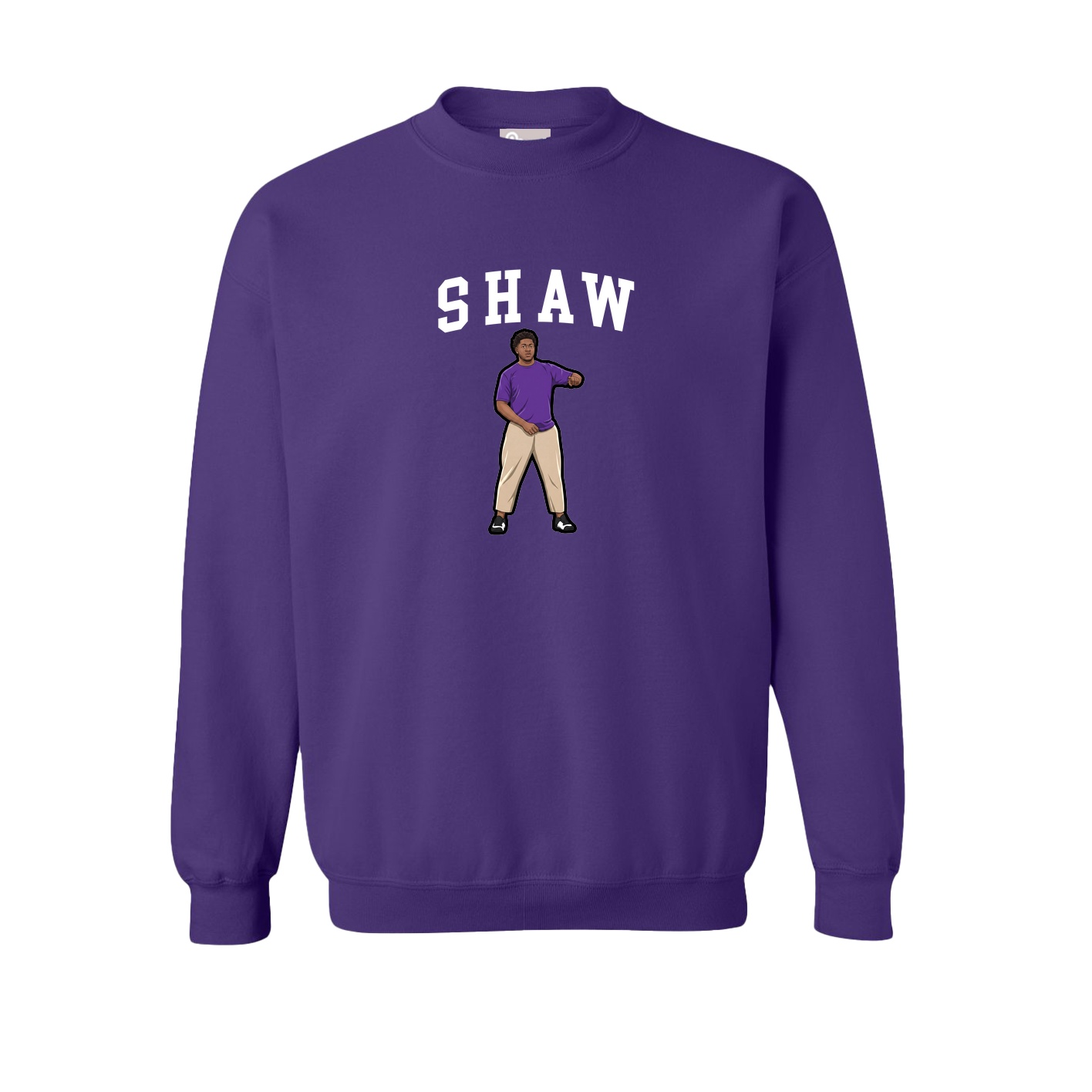Fleece Crew — Shirsey in Purple