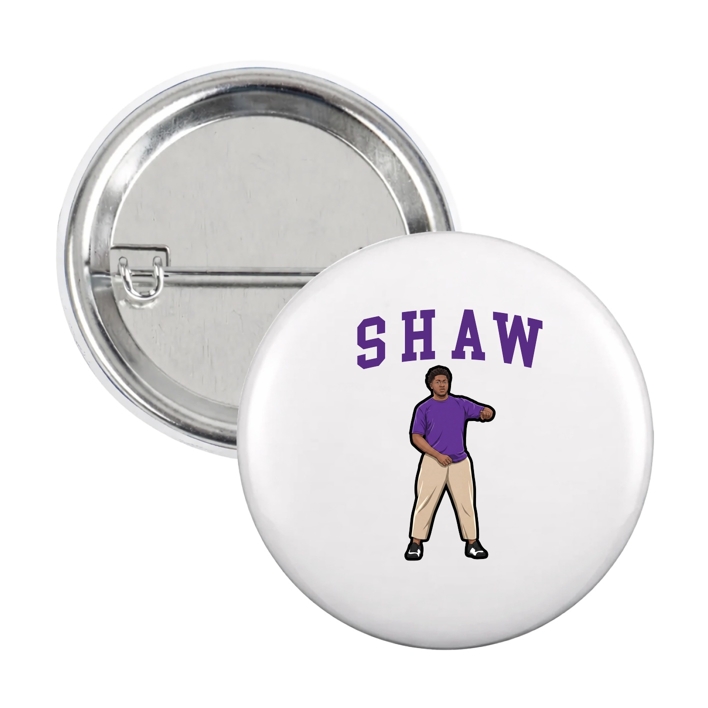 Game Day Button — Shirsey in White
