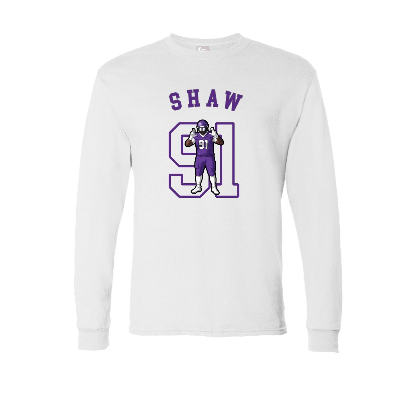 Long Sleeve Tee — Shirsey Arch in White