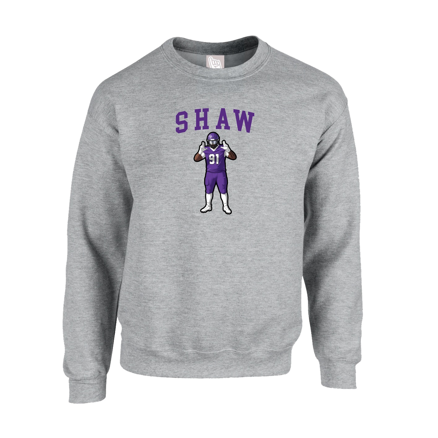 Fleece Crew — Shirsey in Grey